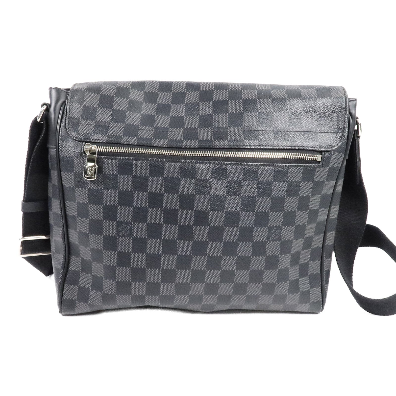 LOUIS VUITTON Damier Graphite District MM肩背袋