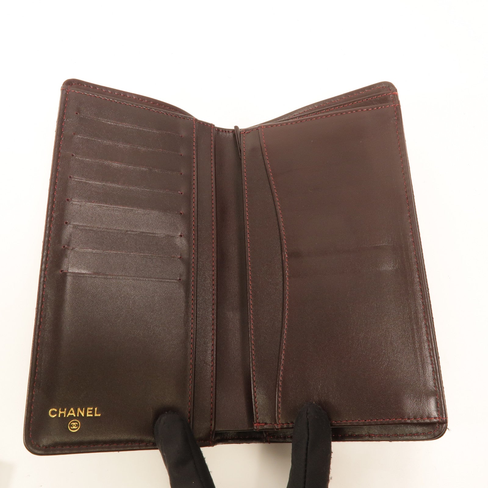 CHANEL 牛皮皮革Classic Long Flap Wallet長錢包