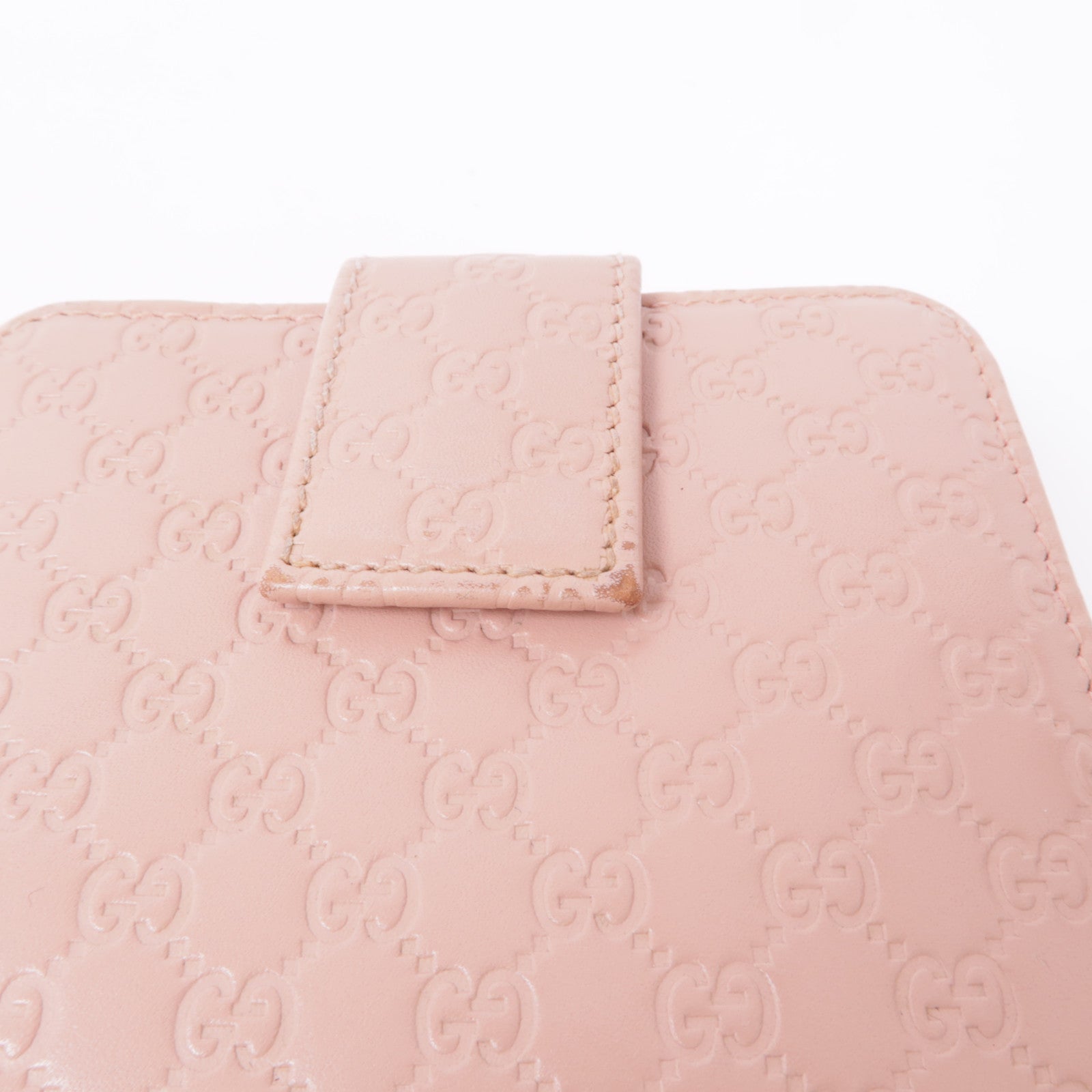 GUCCI 【激減優惠】牛皮皮革Microguccissima錢包