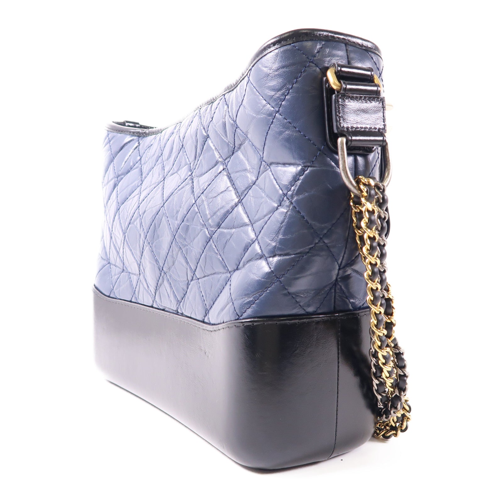 CHANEL 牛皮皮革Gabrielle鏈帶肩背袋