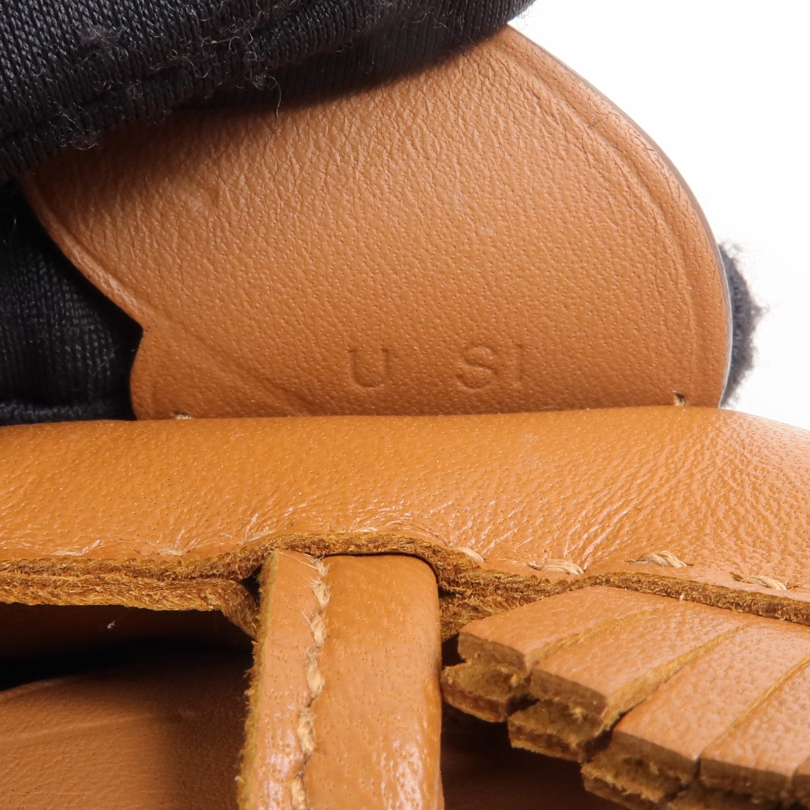 HERMES Milo/Swift皮革Rodeo Pegase PM掛飾Gold