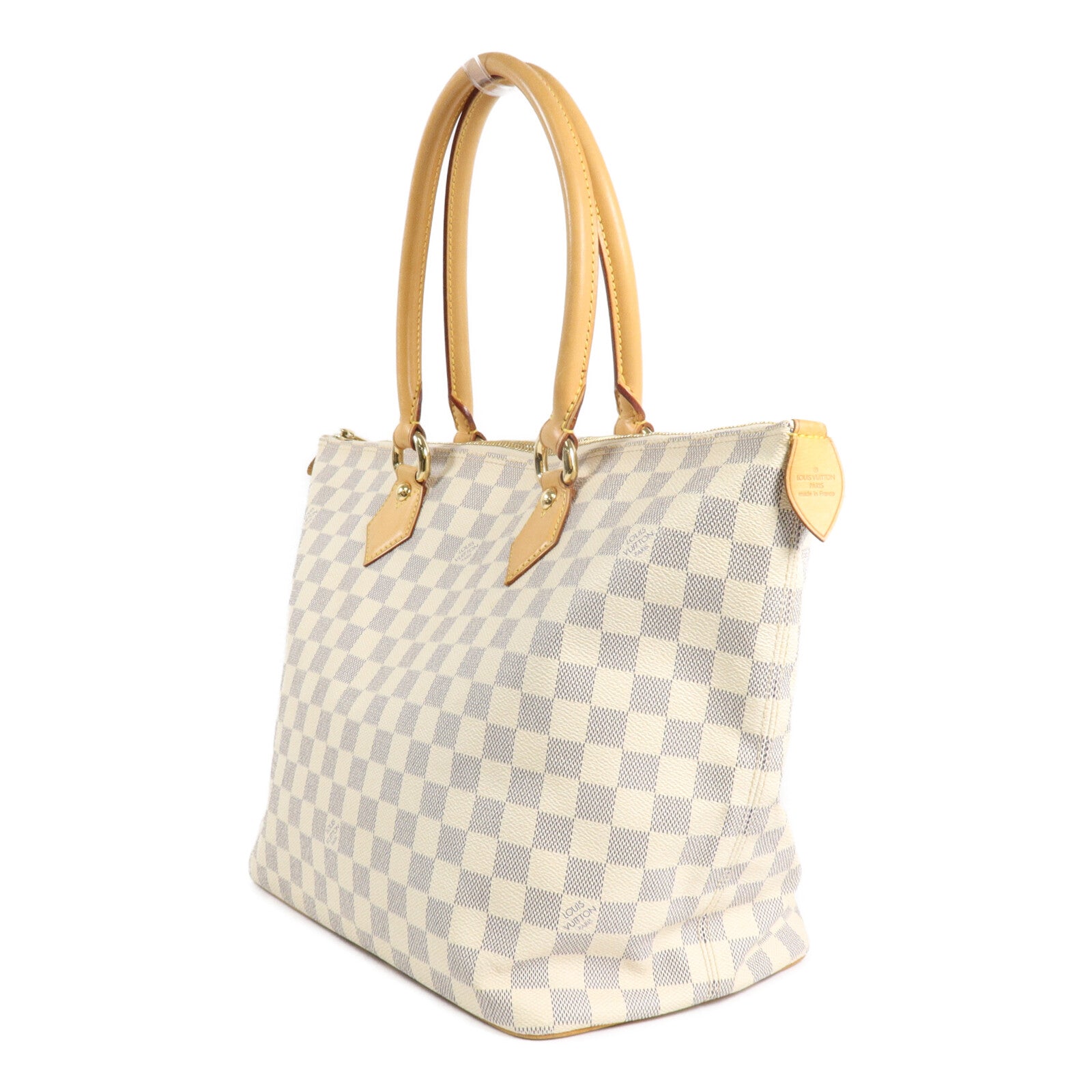 LOUIS VUITTON Damier Azur Saleya MM肩背袋/手挽袋