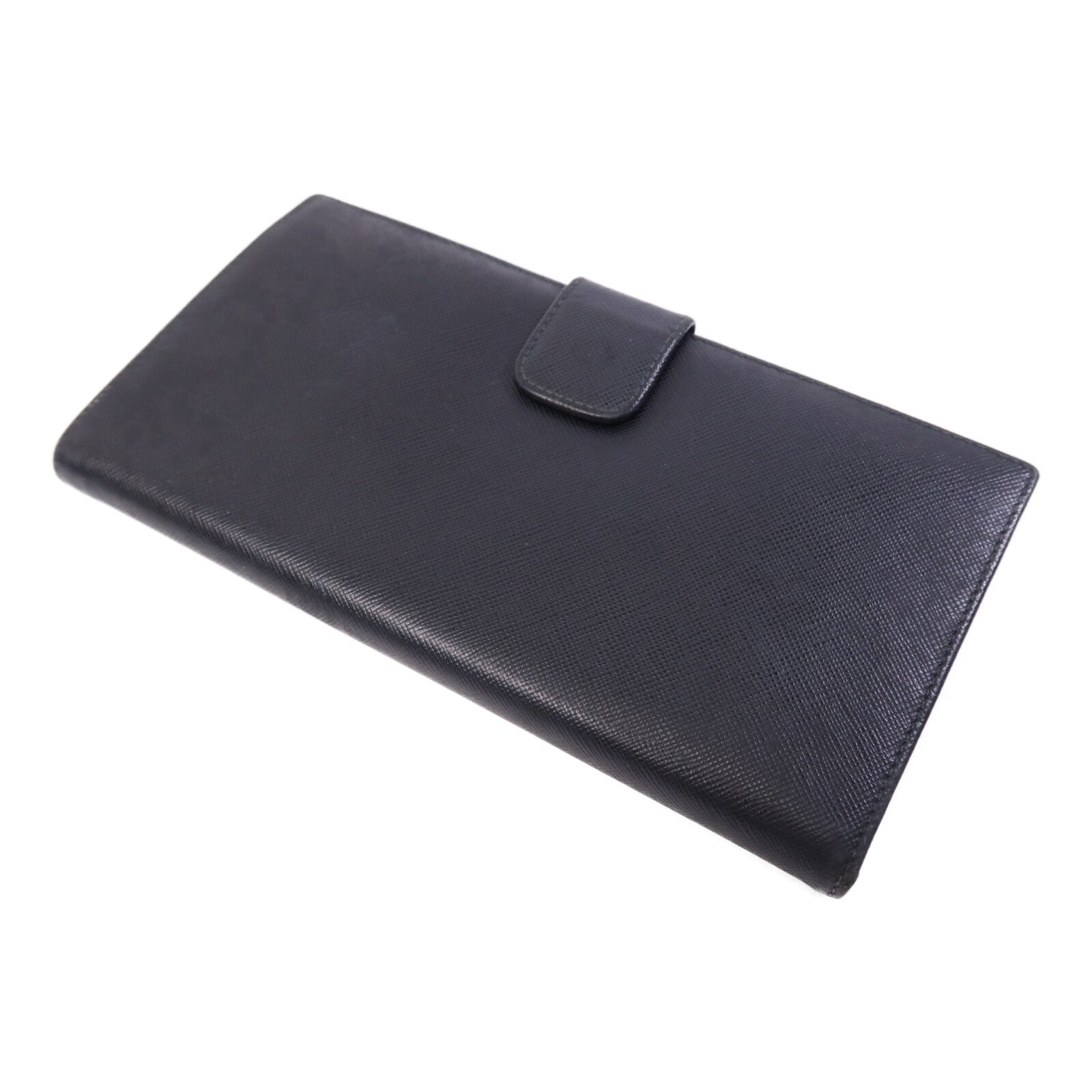 PRADA 【激減優惠】牛皮皮革Long wallet金扣長錢包
