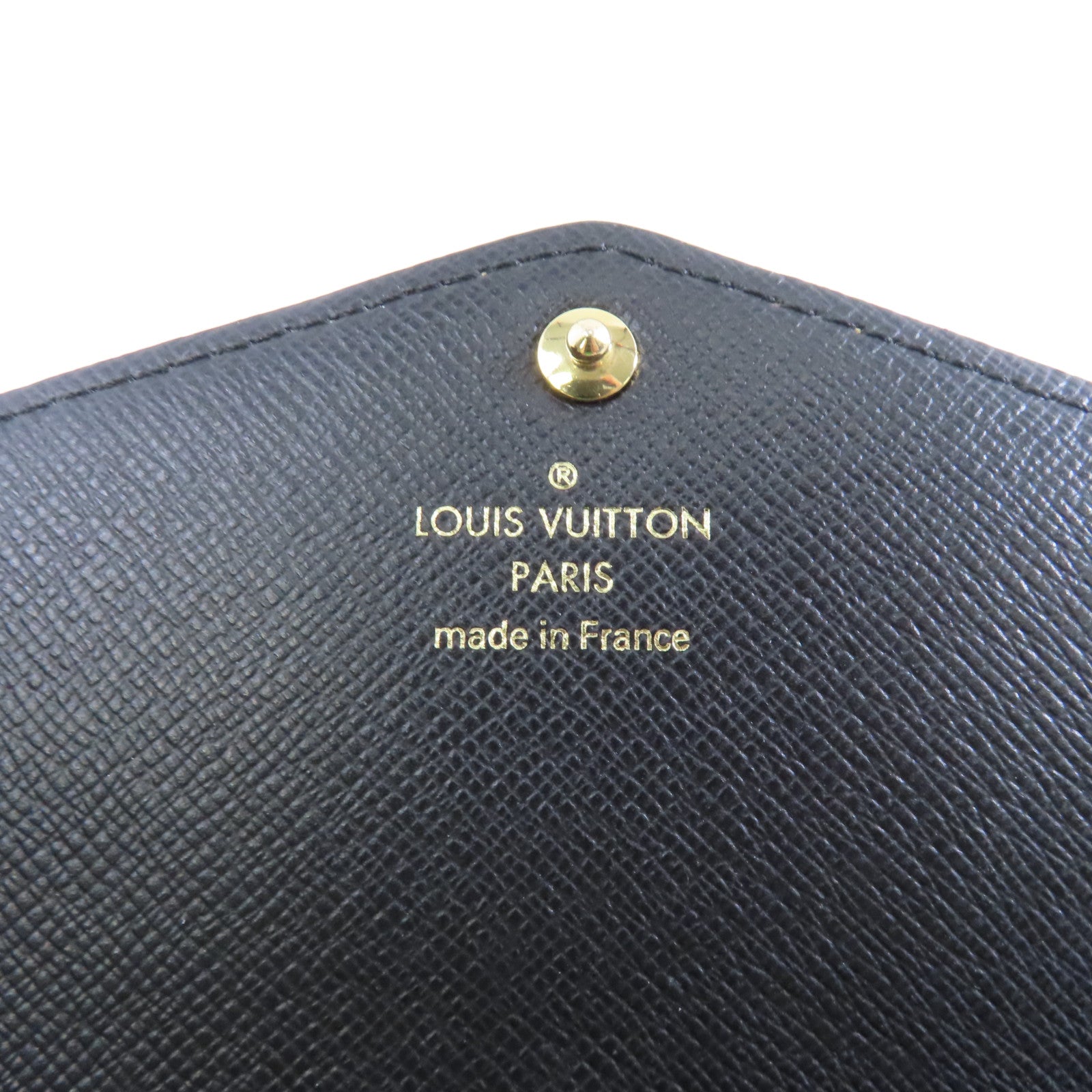 LOUIS VUITTON Monogram Giant Reverse Sarah Wallet金扣長錢包棕色