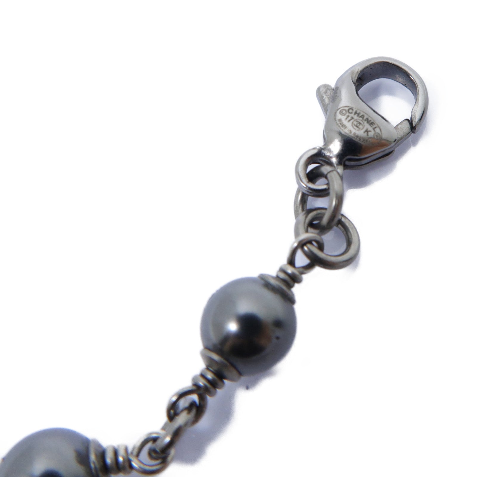 CHANEL PVC/金屬Necklace項鍊藍色
