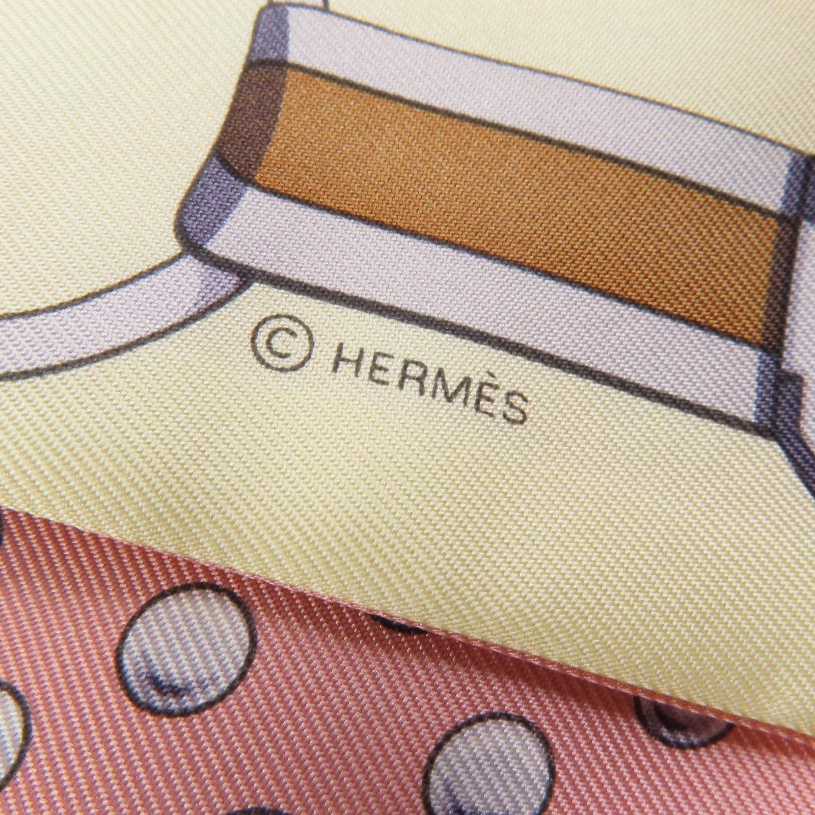 HERMES 絲質Twilly絲巾