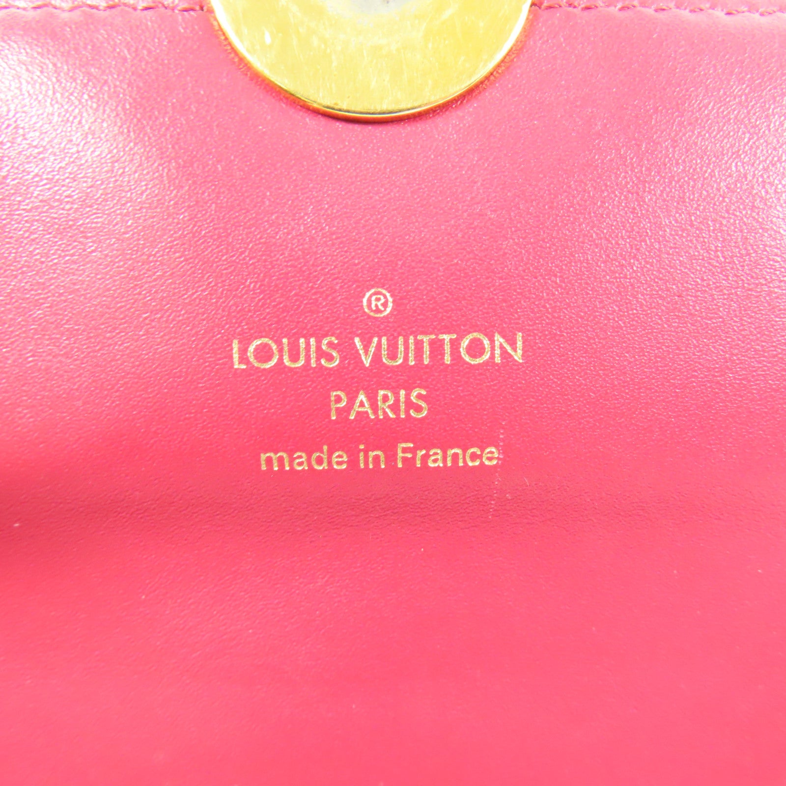LOUIS VUITTON 【激減優惠】Monogram Portefeuille Flore金扣鏈帶肩背袋