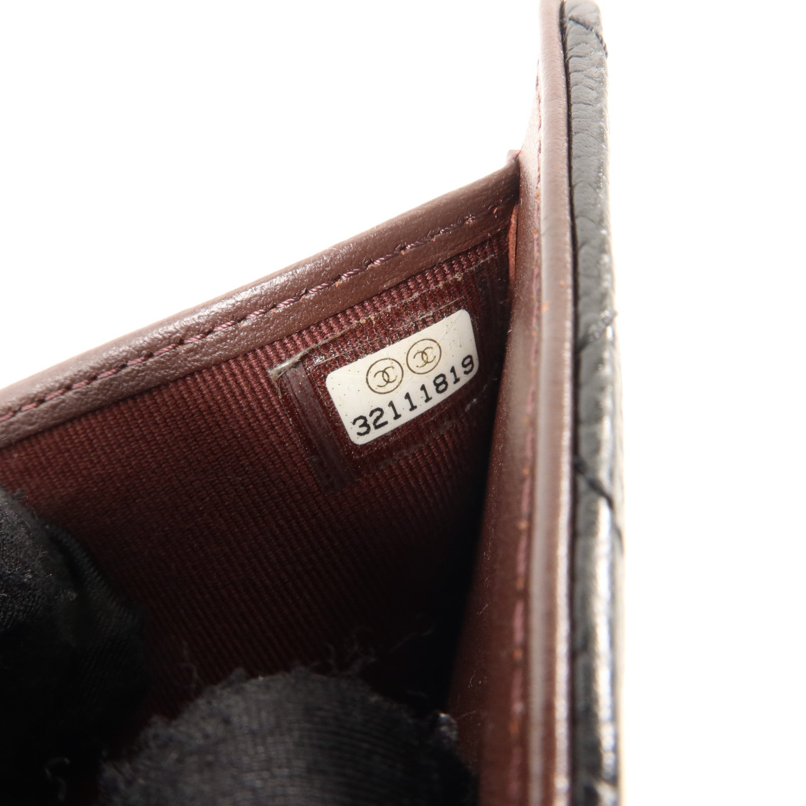 CHANEL 牛皮皮革Classic Small Flap Wallet金扣錢包