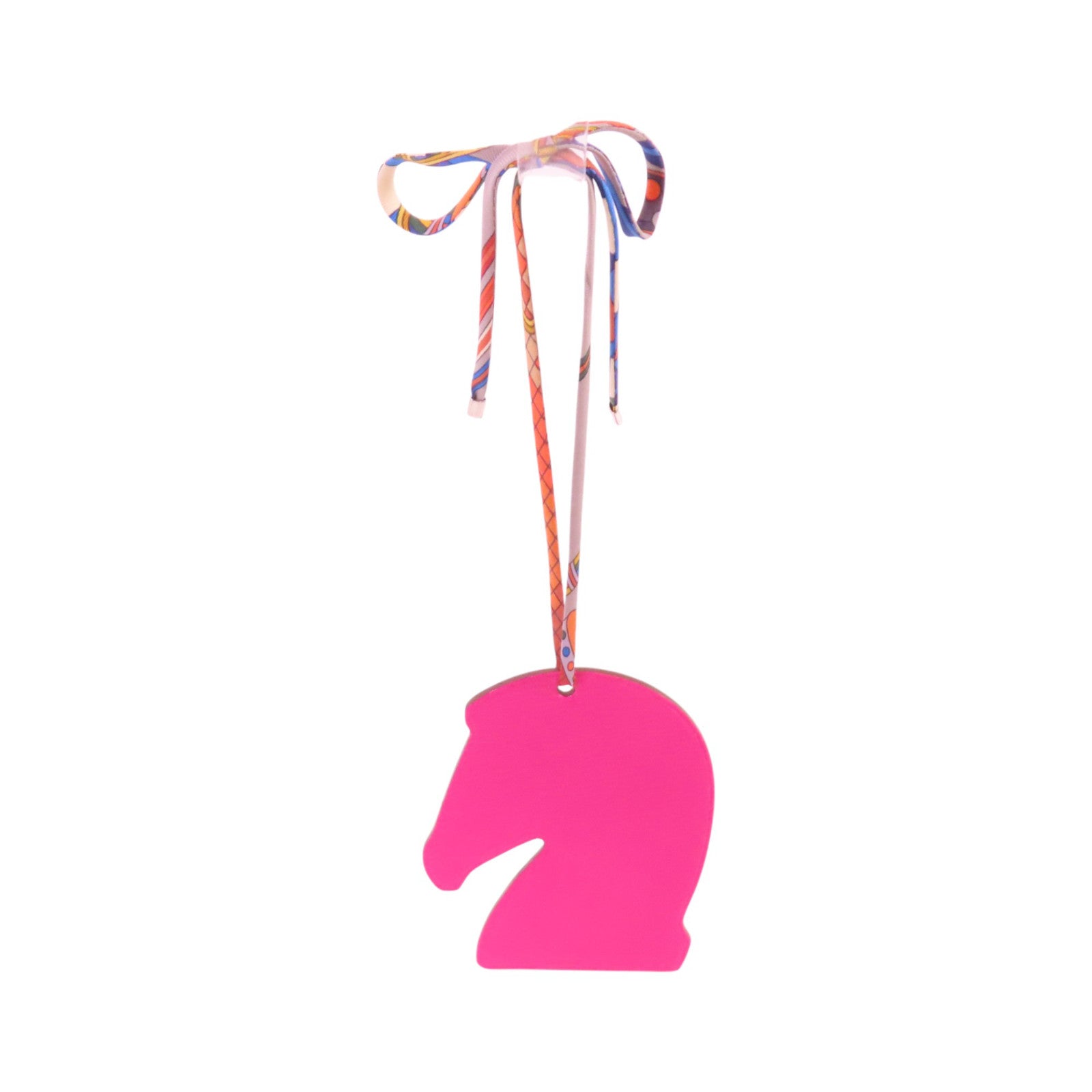 HERMES Chevre皮革Samarcande Horse Charm掛飾