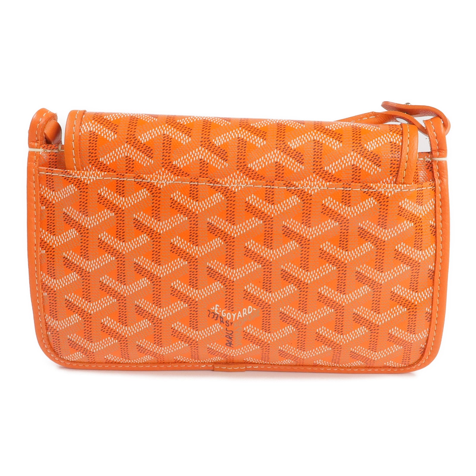 GOYARD 塗層帆布Plumet銀扣肩背袋