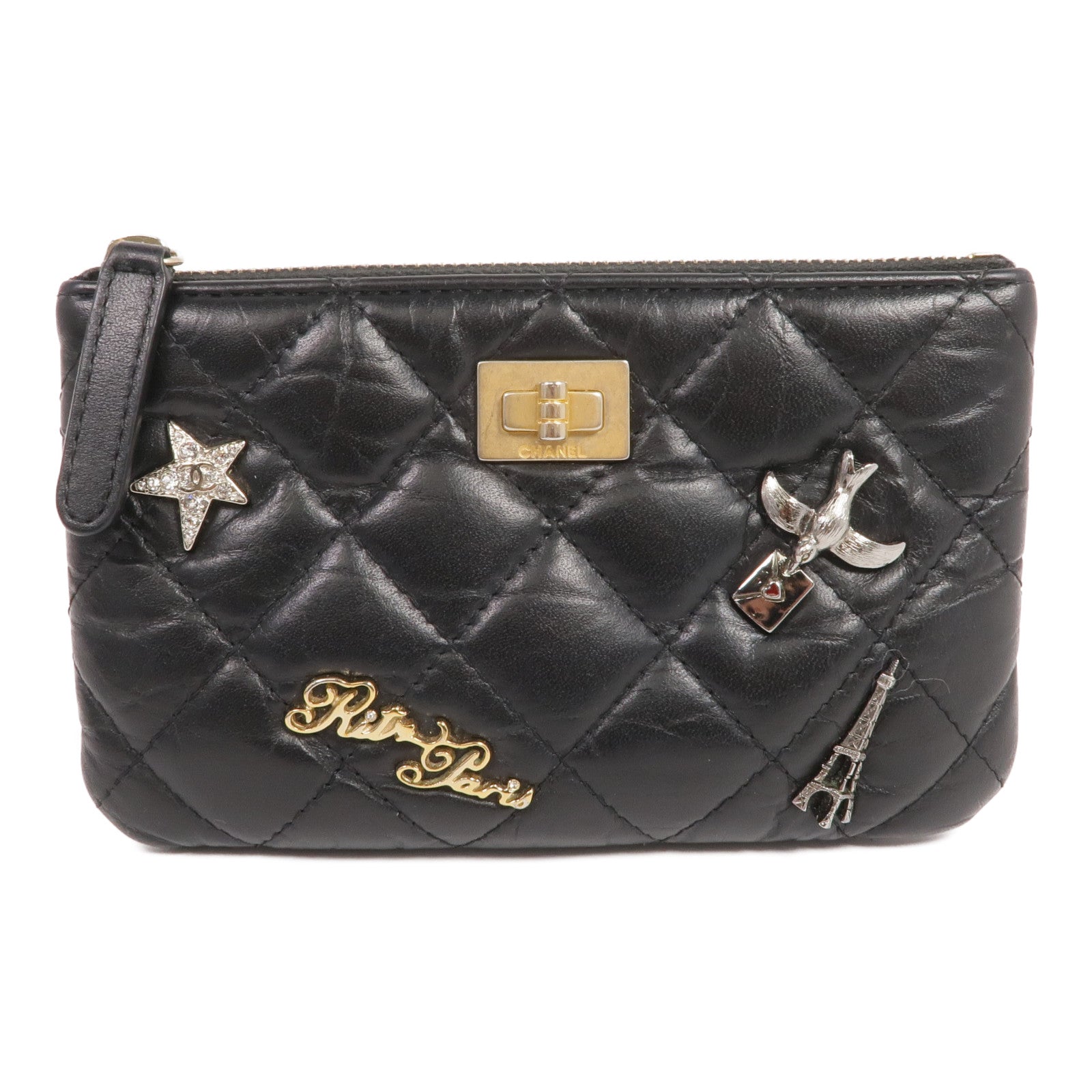 CHANEL 皮革Coin Purse零錢包