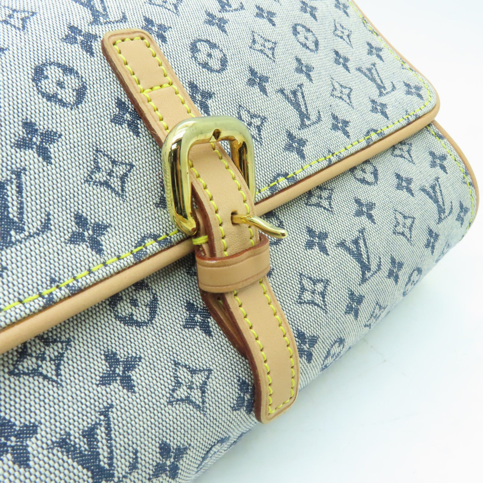 LOUIS VUITTON 【激減優惠】Monogram Mini Camille金扣鏈帶肩背袋藍色