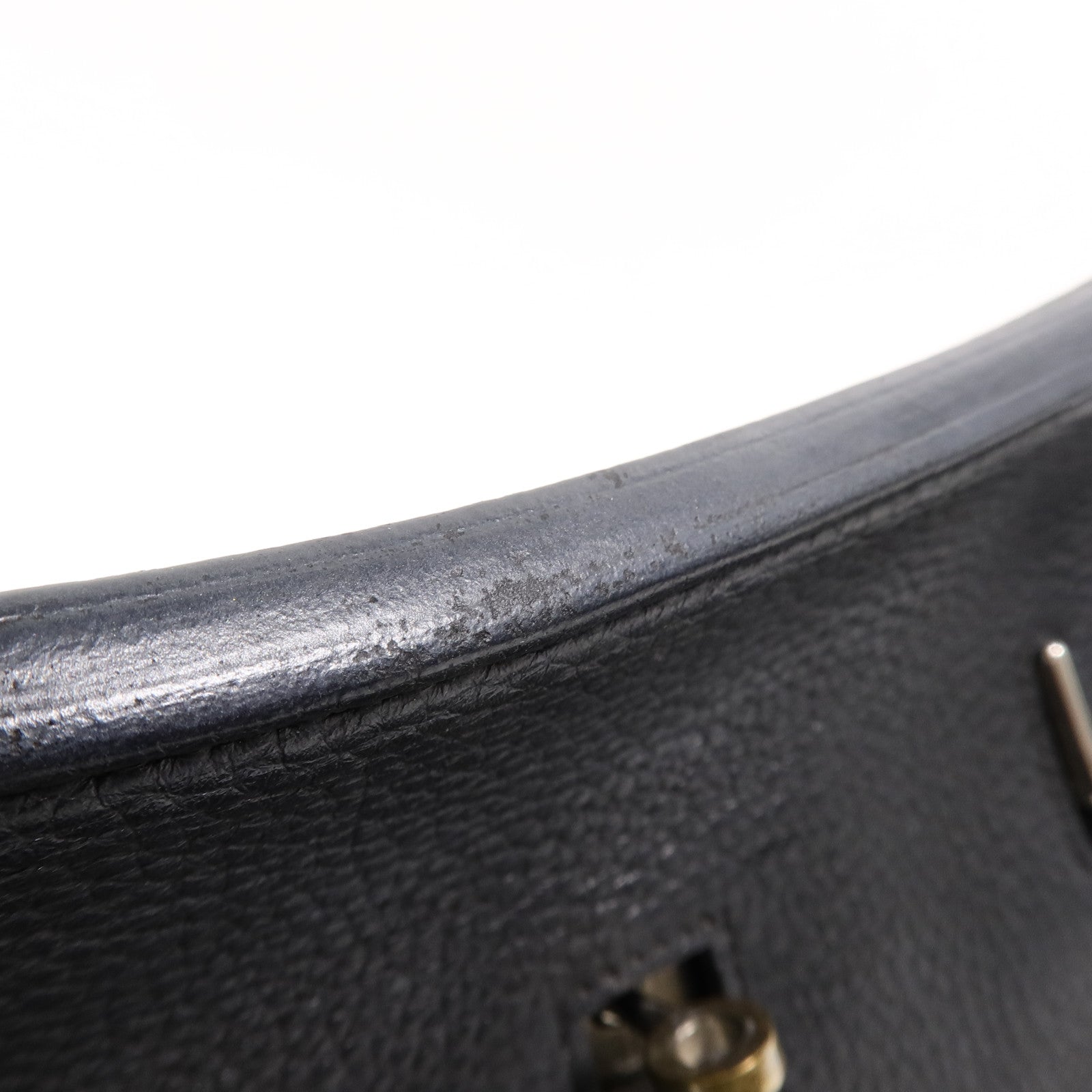 HERMES Togo皮革Jypsiere 28肩背袋Noir