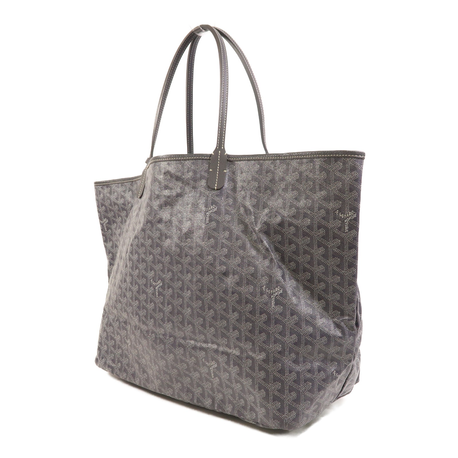 GOYARD 塗層帆布Saint Louis GM銀扣肩背袋