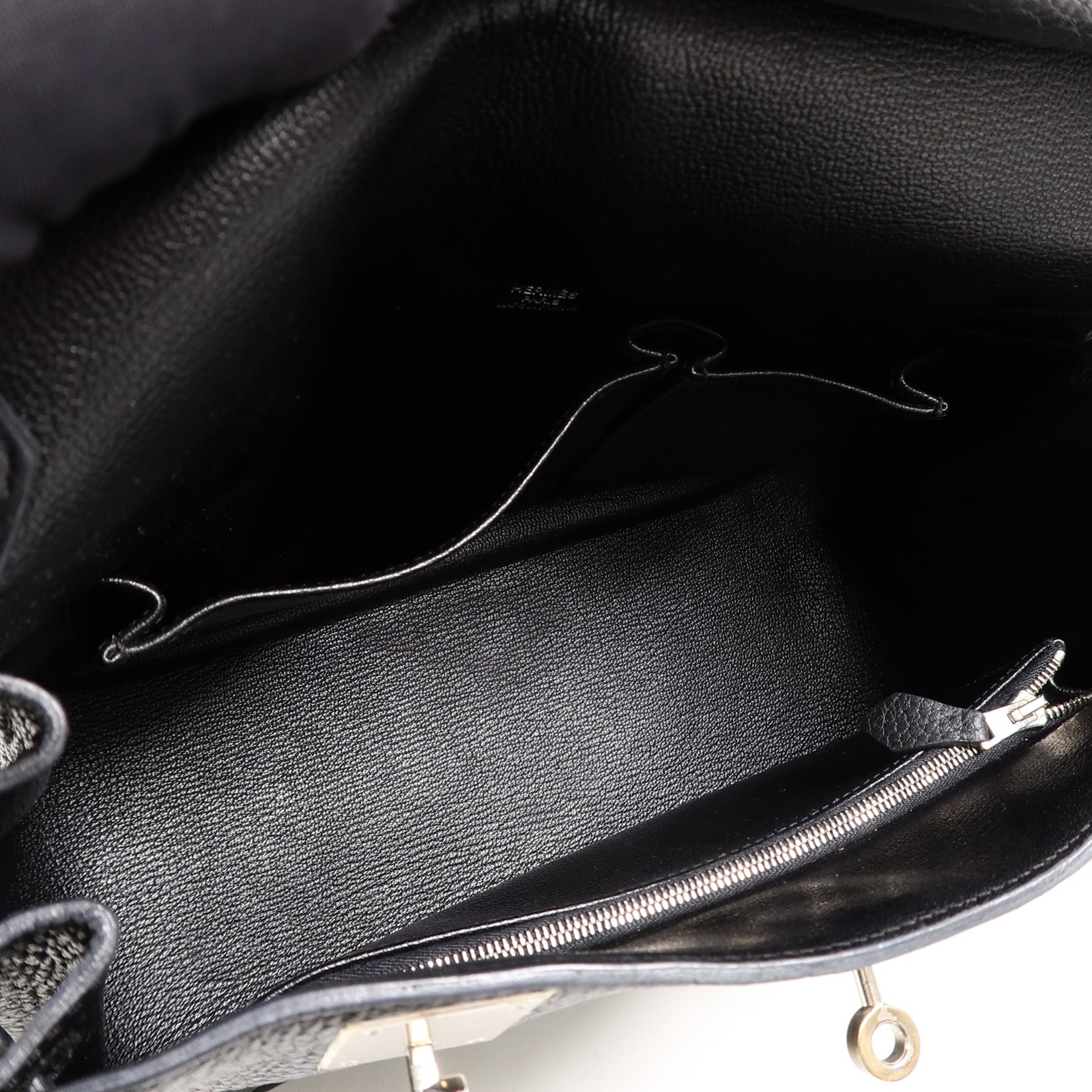 HERMES Togo皮革Jypsiere 28肩背袋Noir