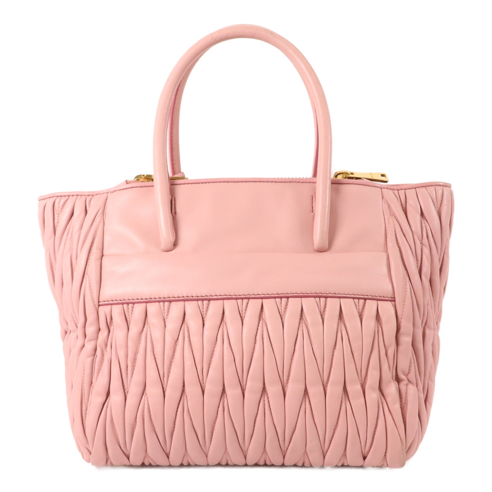 Miu Miu 羊皮皮革Matelasse Napa手挽袋