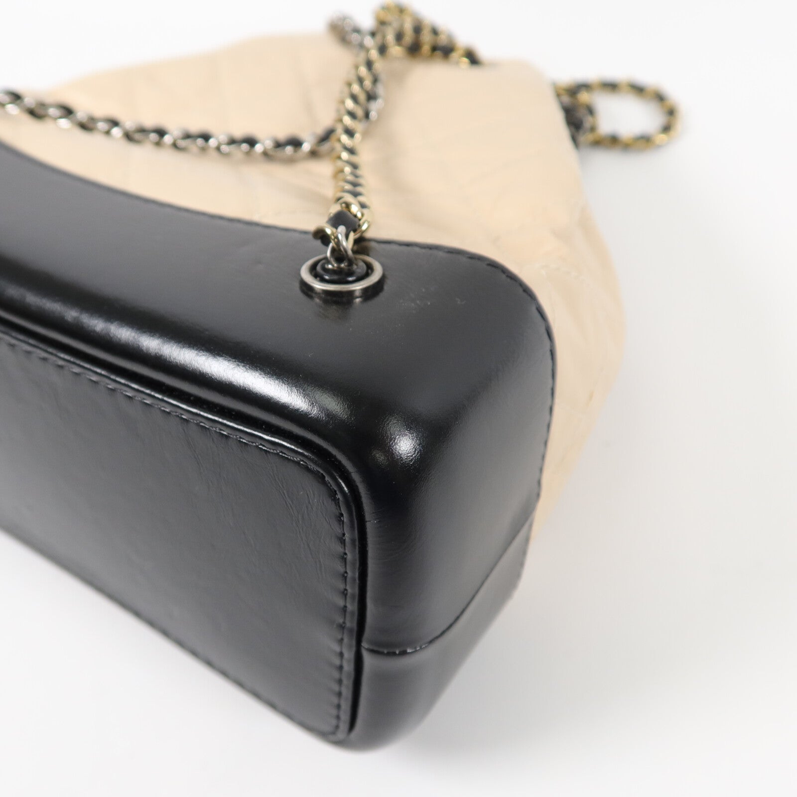 CHANEL 牛皮皮革Gabrielle BackPack鏈帶背包
