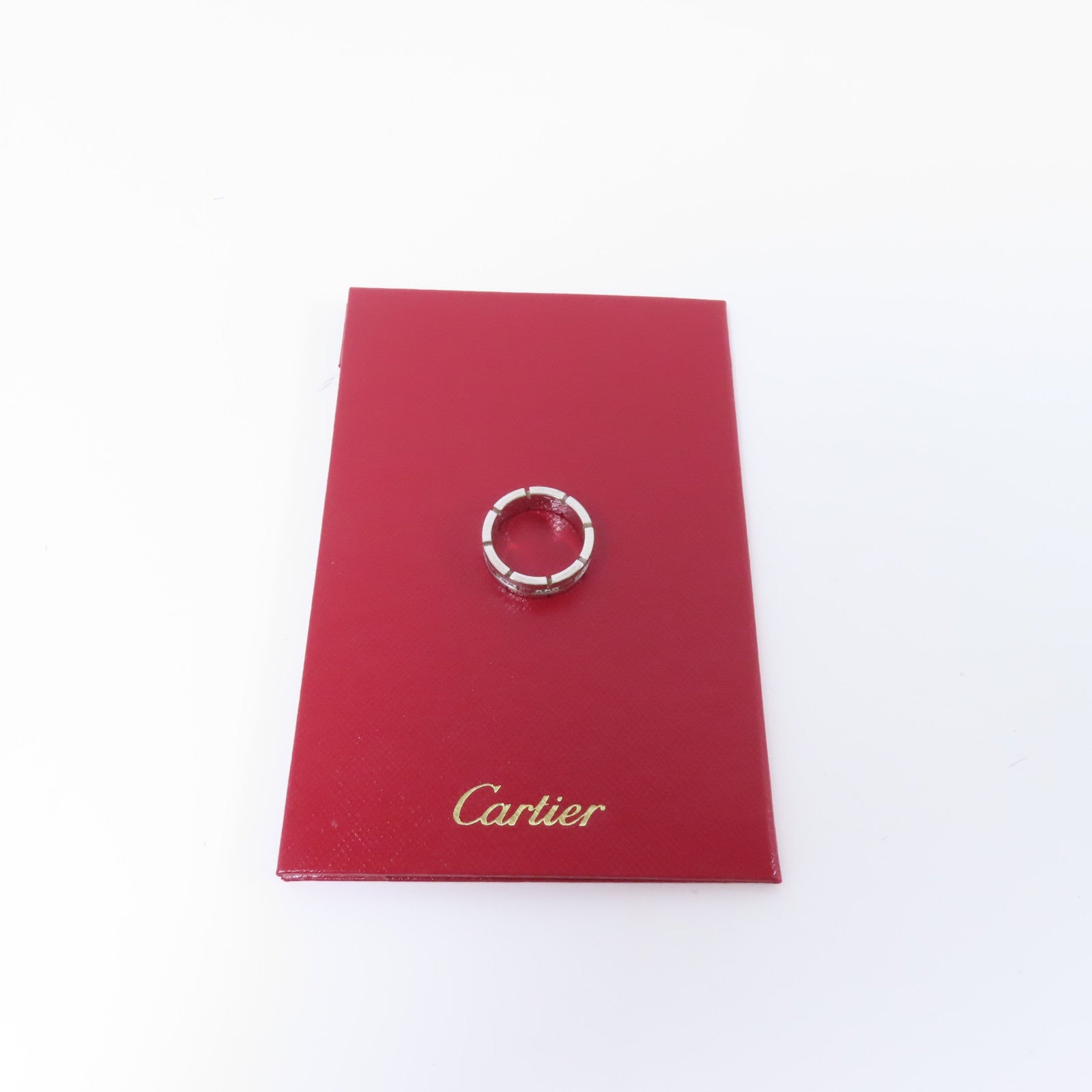 CARTIER 18K白金Diamond Ring鑽石戒指Cartier#53/US#6.25