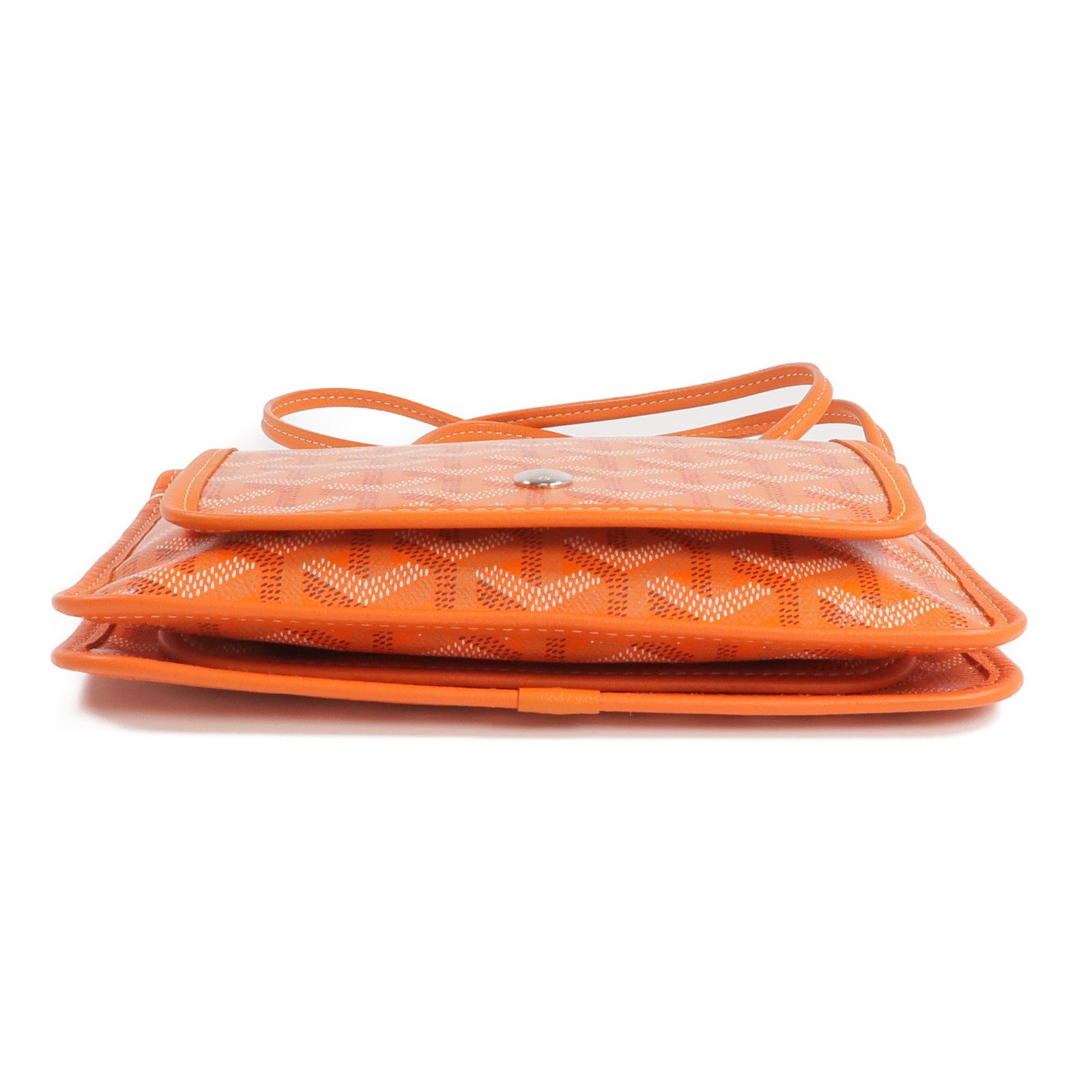 GOYARD 塗層帆布Plumet銀扣肩背袋