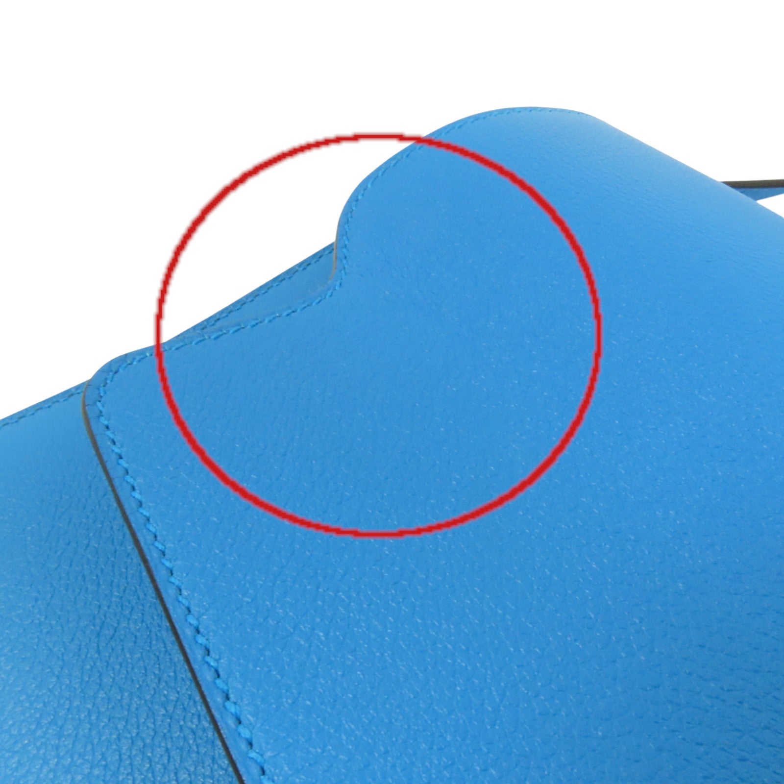 HERMES Evercolour皮革Roulis Mini金扣肩背袋