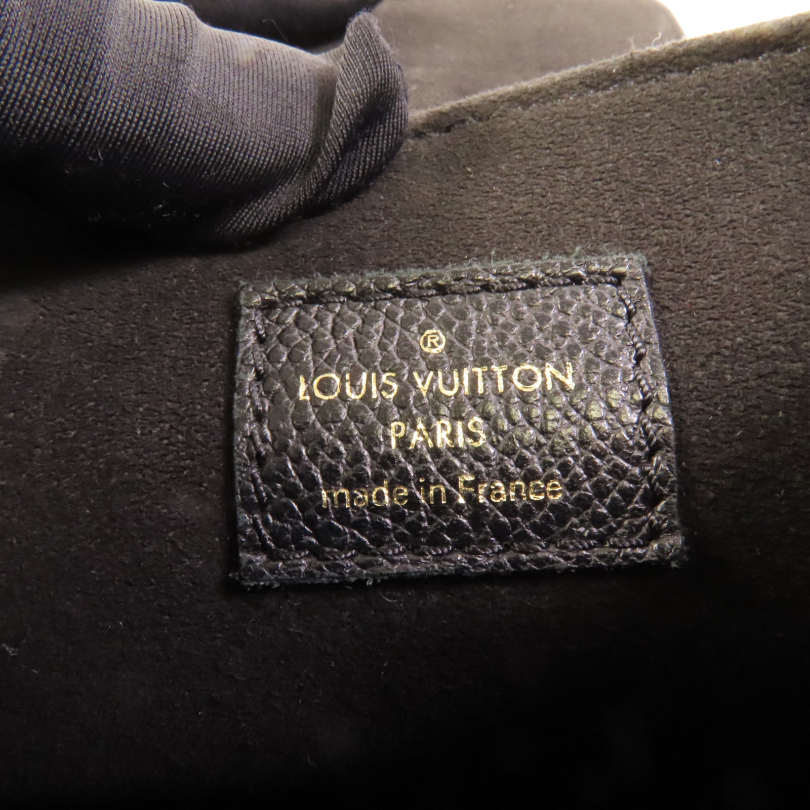LOUIS VUITTON Monogram Empreinte Tiny Backpack金扣背包