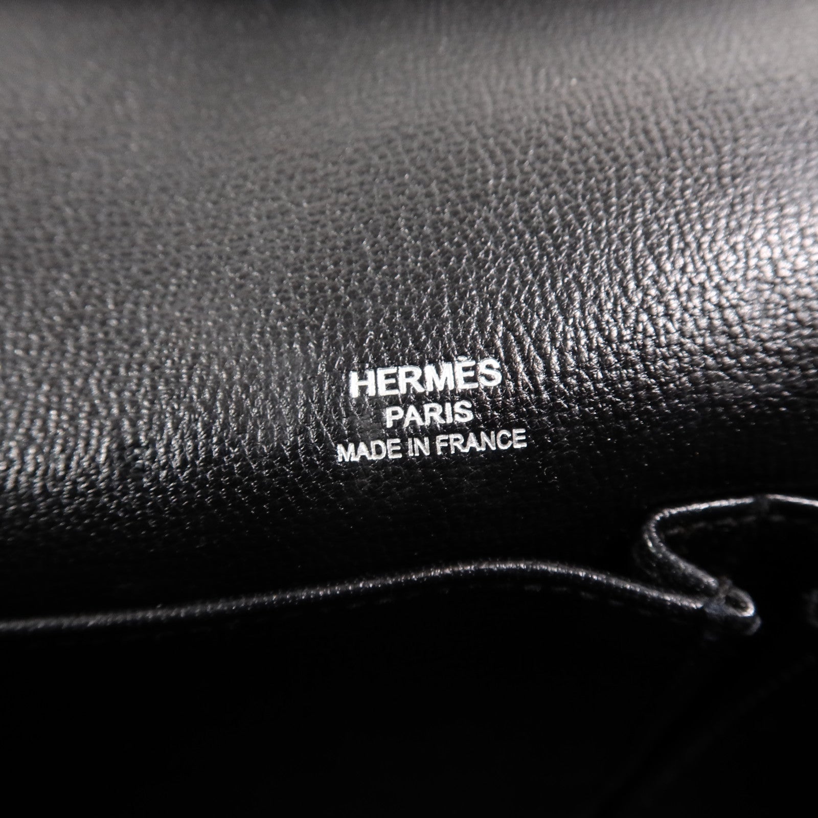 HERMES Togo皮革Jypsiere 28肩背袋Noir