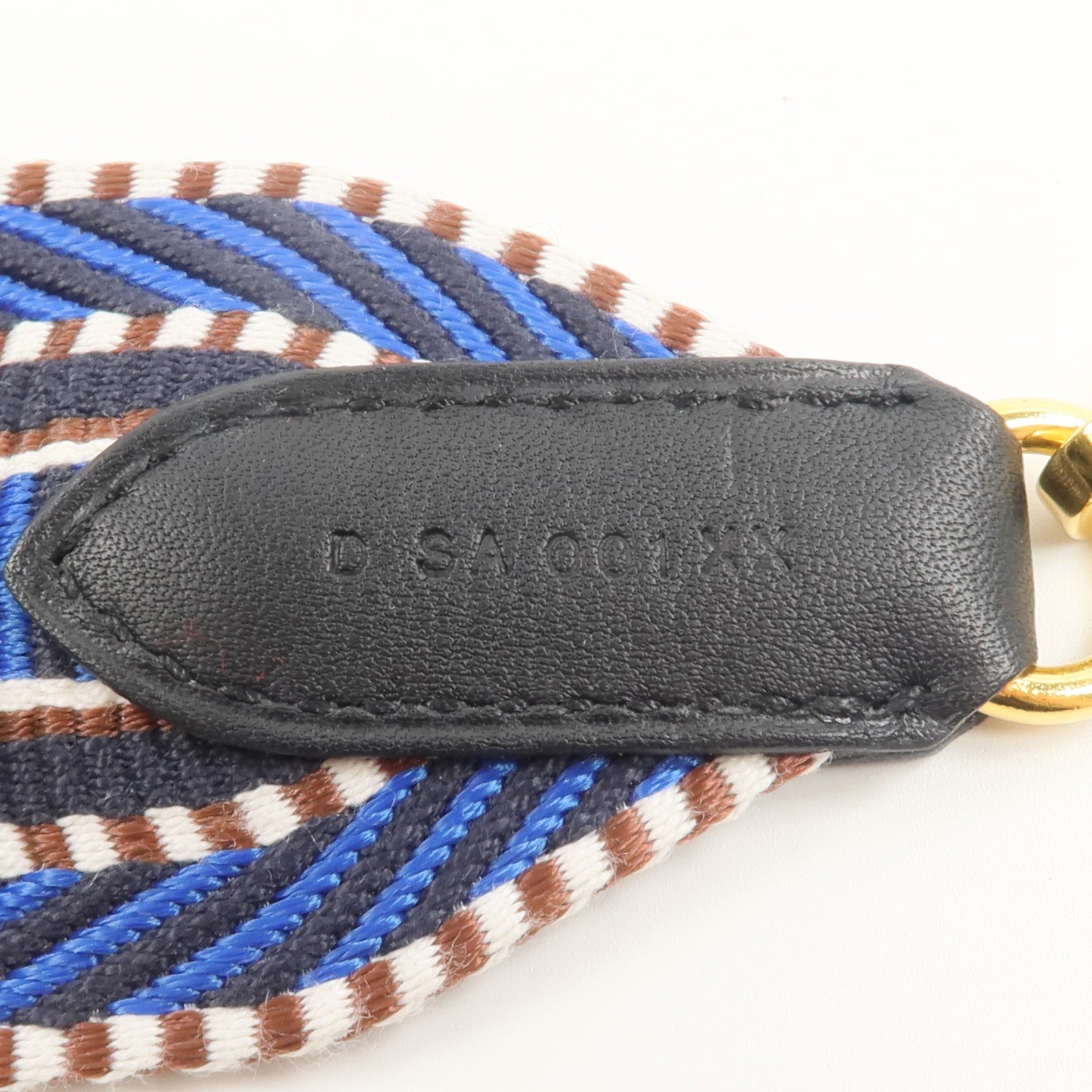 HERMES 【激減優惠】帆布/Swift皮革Sangle Cavale Bag Strap 50mm肩帶Bordeaux/Bleu Indigo/Noir