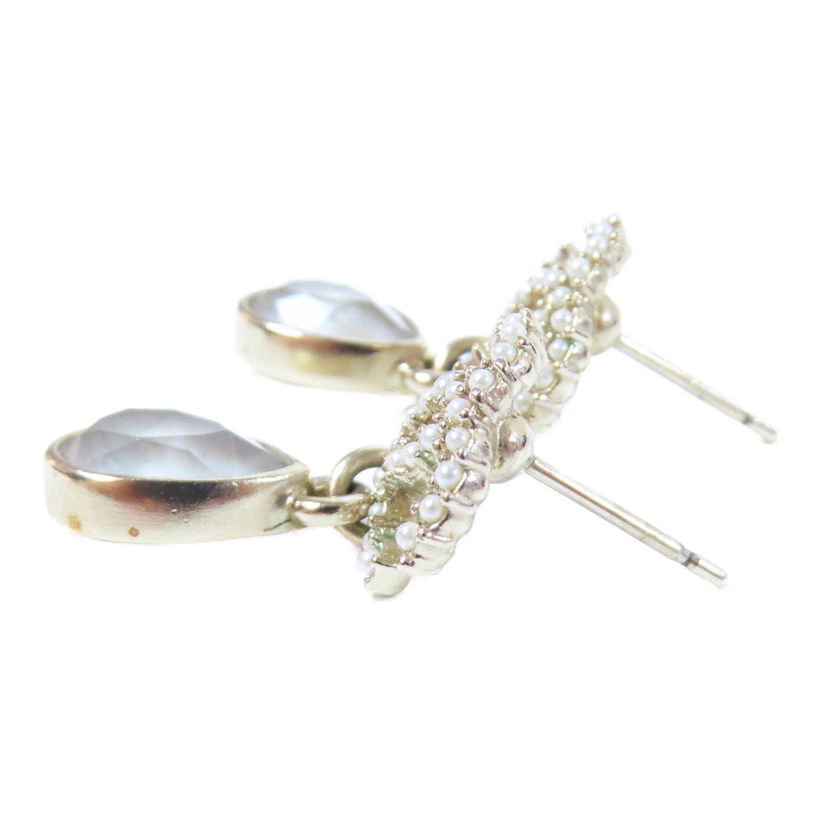 CHANEL PVC/金屬Earrings耳環白色