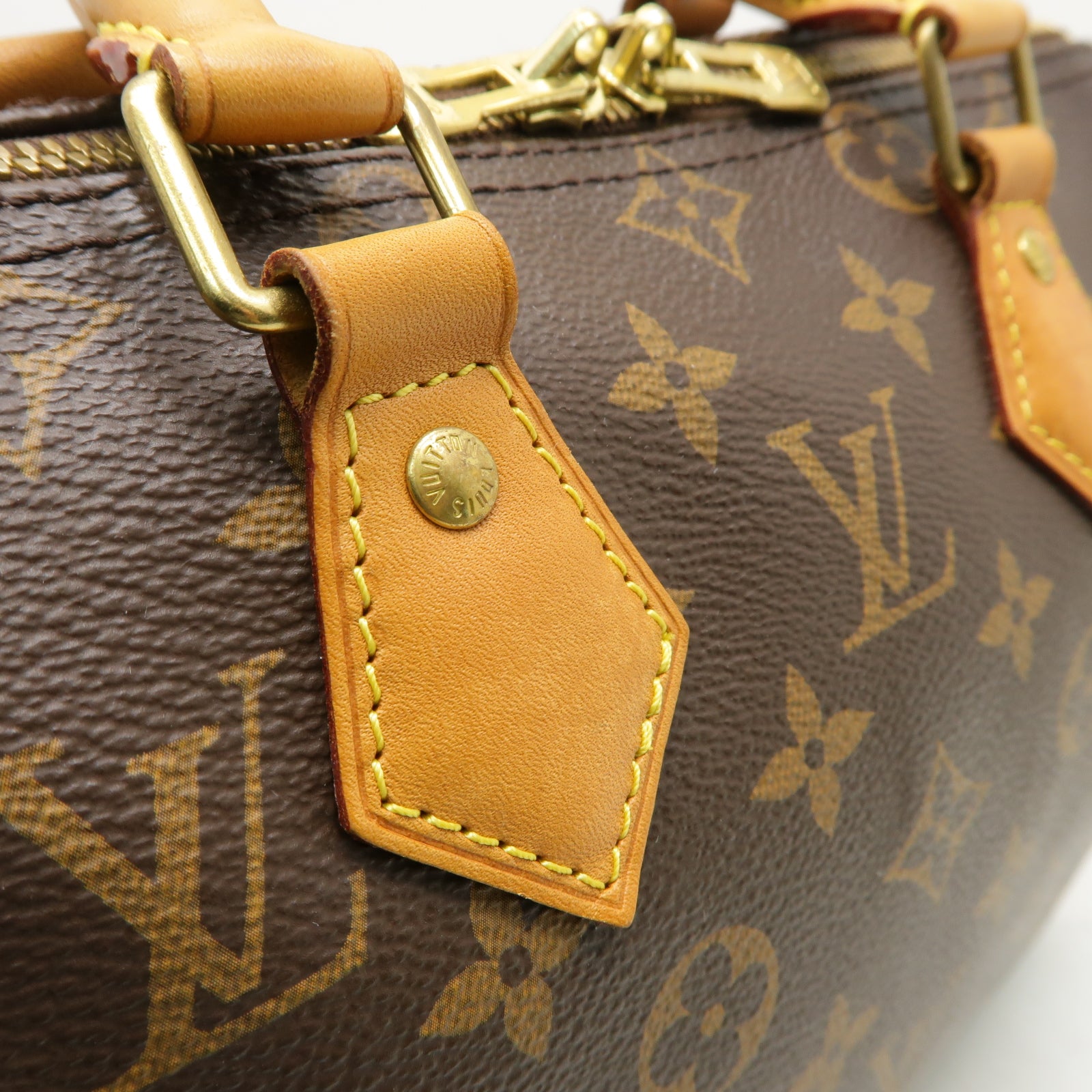 LOUIS VUITTON 【激減優惠】Monogram Speedy 25 Bandouliere金扣手挽肩背兩用袋啡色
