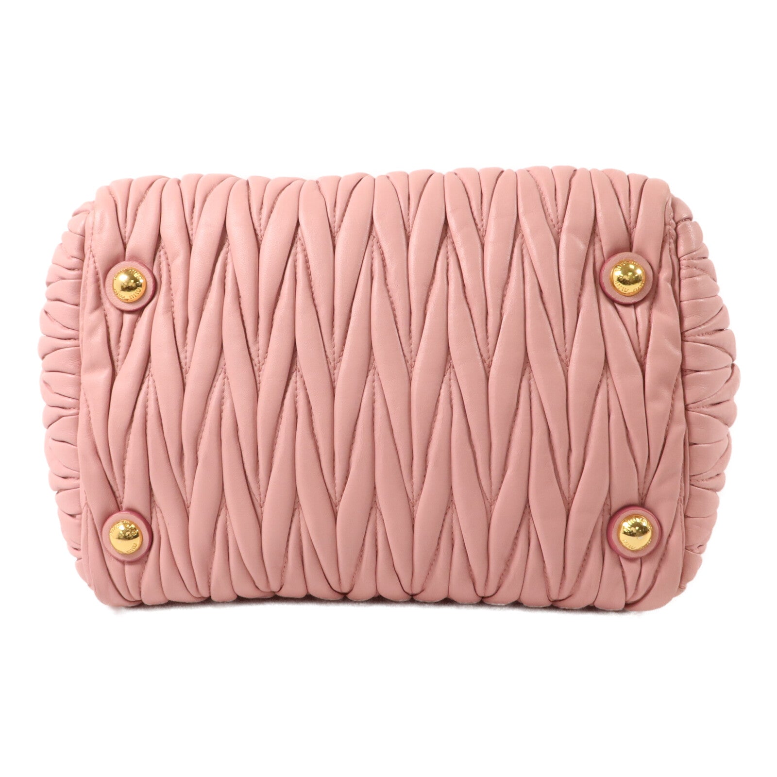 Miu Miu 羊皮皮革Matelasse Napa手挽袋
