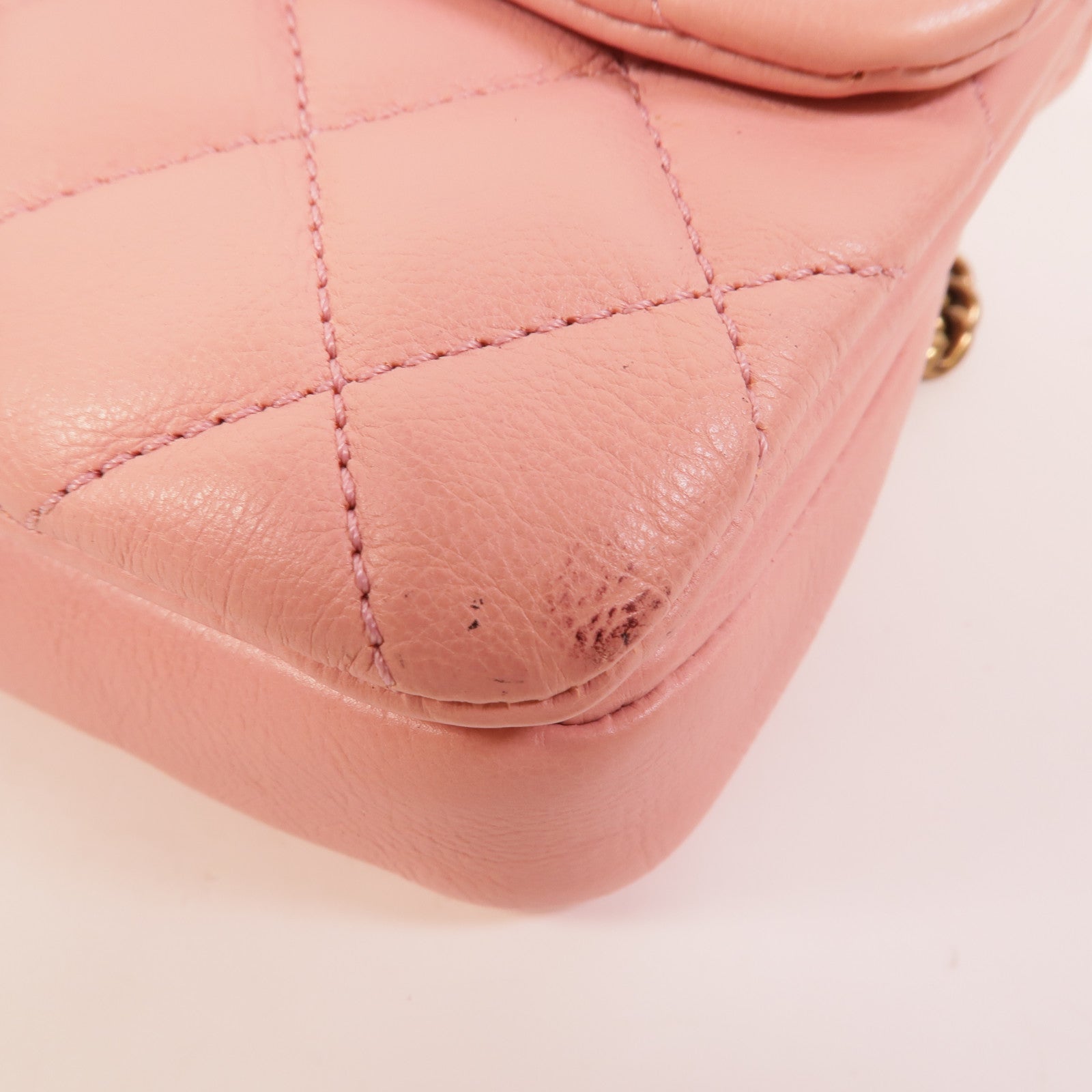 CHANEL 牛皮皮革Chain Shoulder Bag鏈帶手挽肩背兩用袋