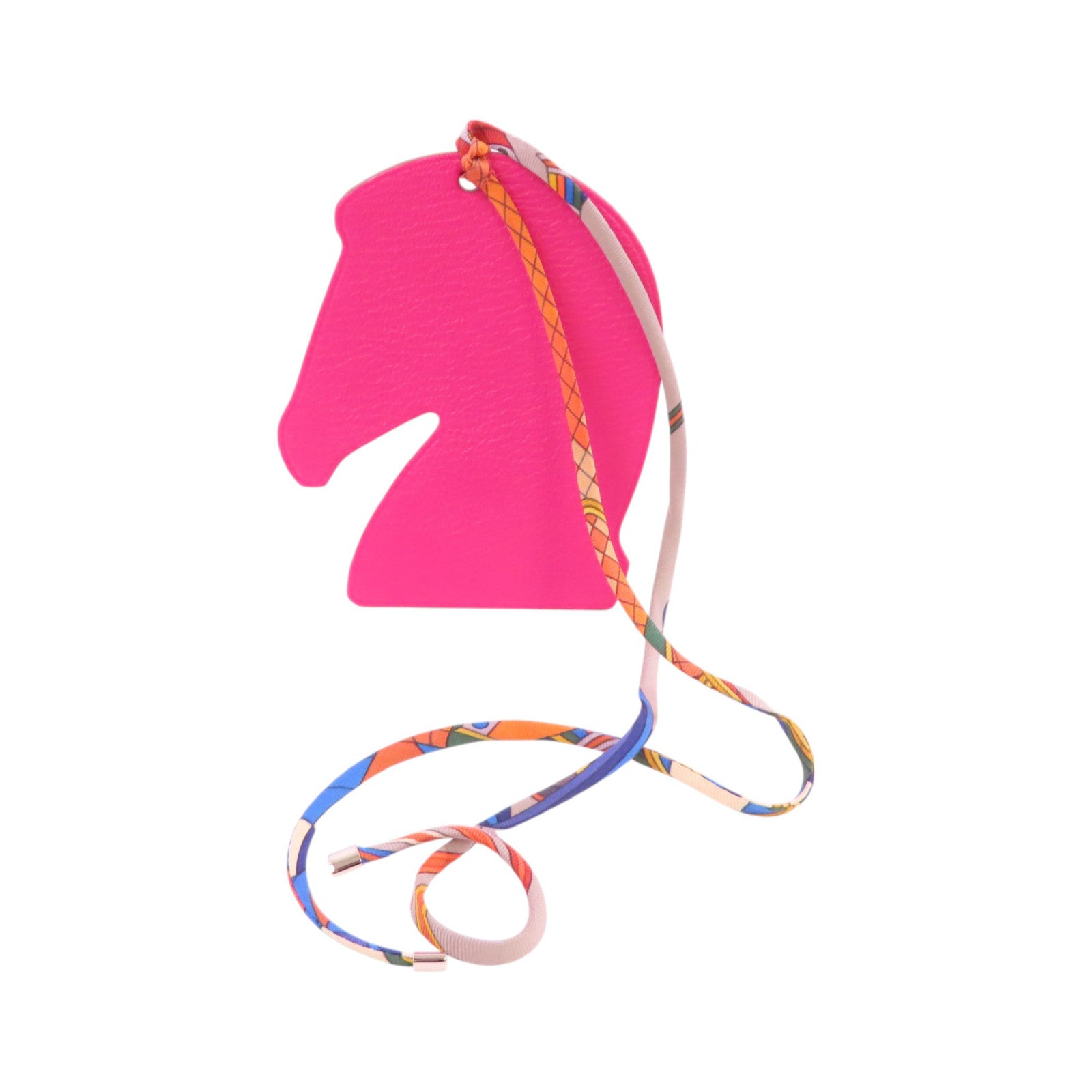HERMES Chevre皮革Samarcande Horse Charm掛飾