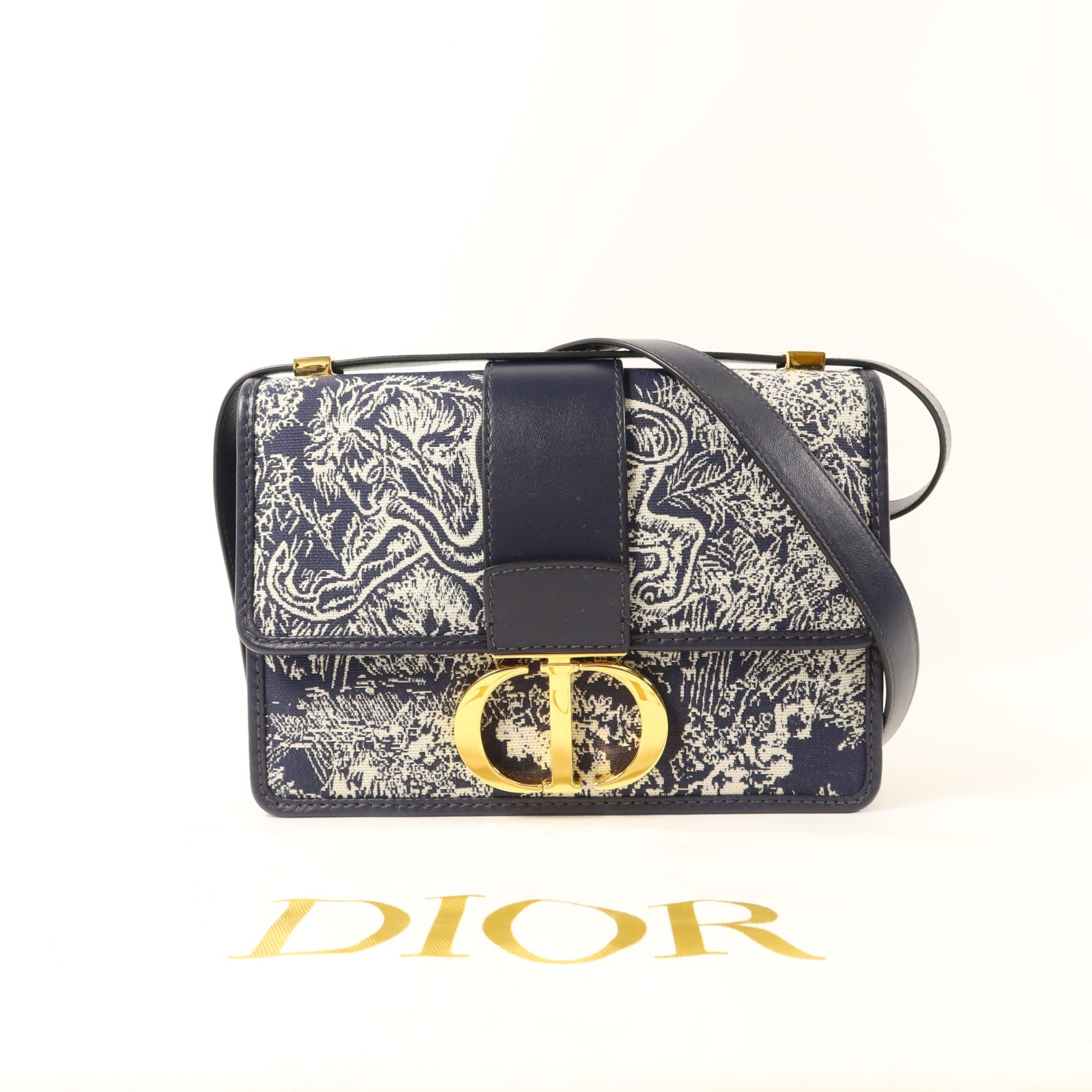 Dior 帆布30 Montaigne Shoulder Bag肩背袋