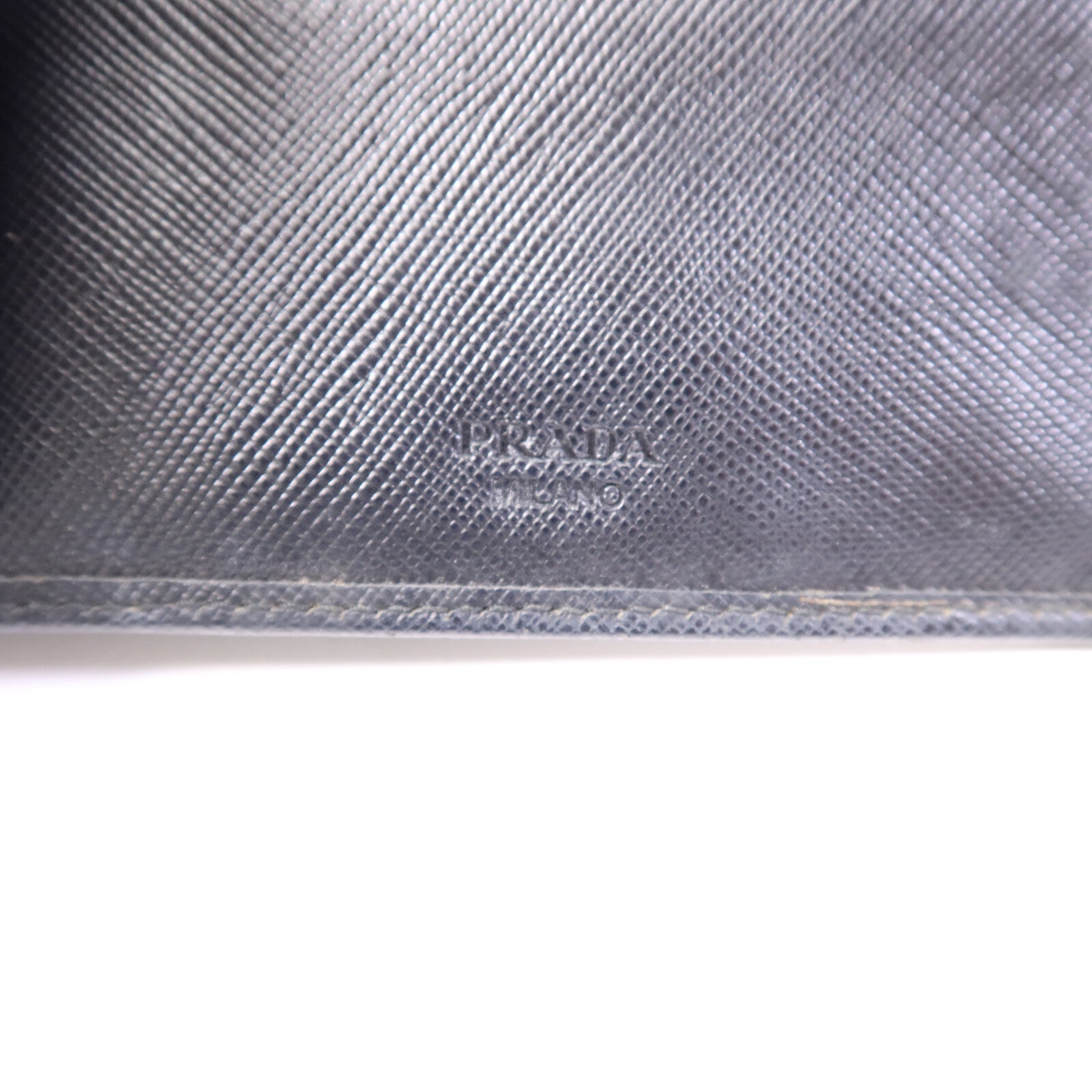 PRADA 【激減優惠】牛皮皮革Long wallet金扣長錢包