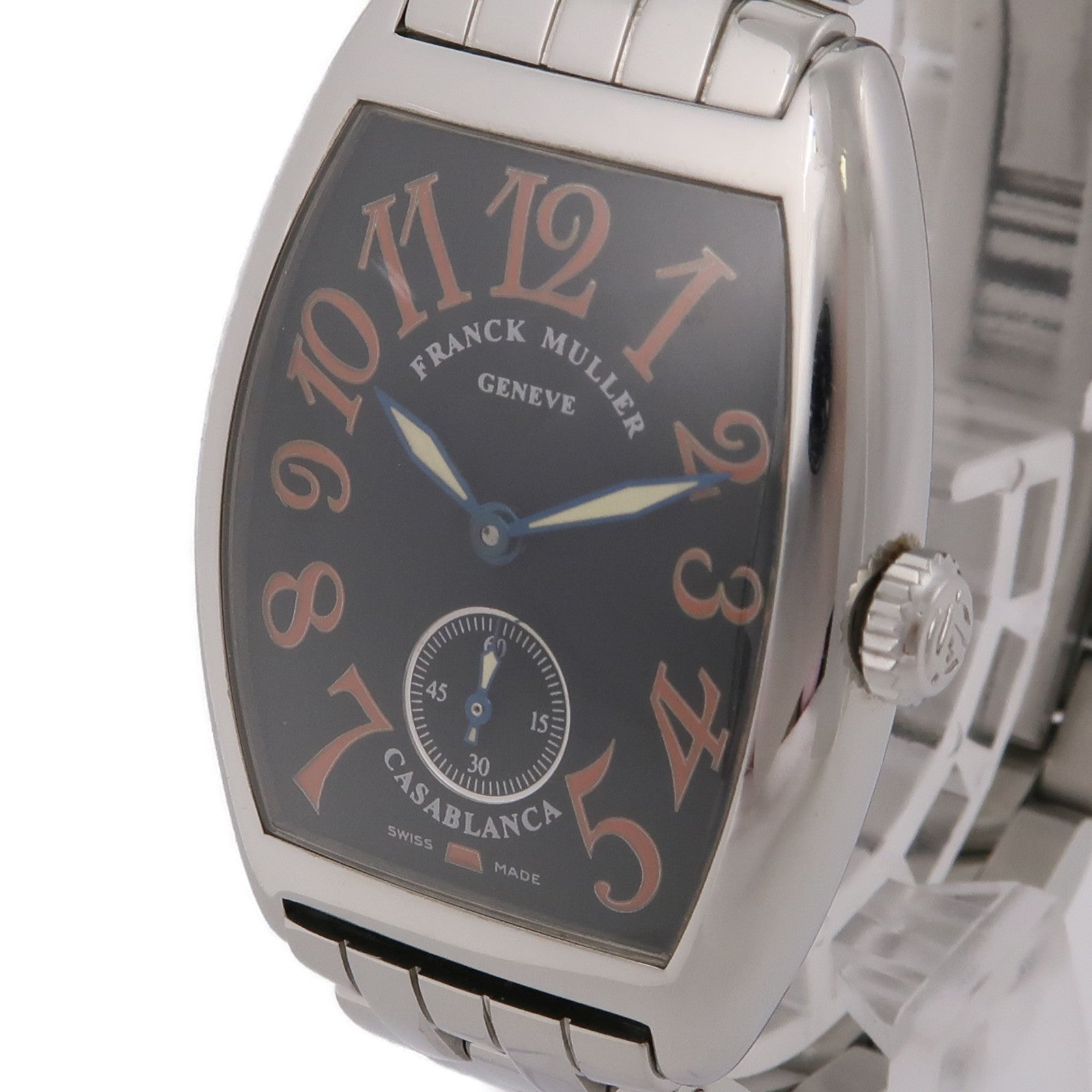 FRANCK MULLER Casablanca不鏽鋼手錶自動機芯黑色