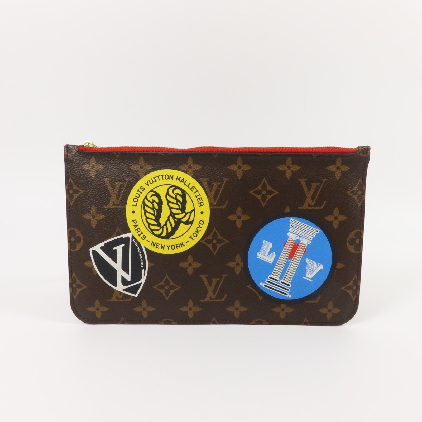 LOUIS VUITTON Monogram World Tour Neverfull MM手挽袋