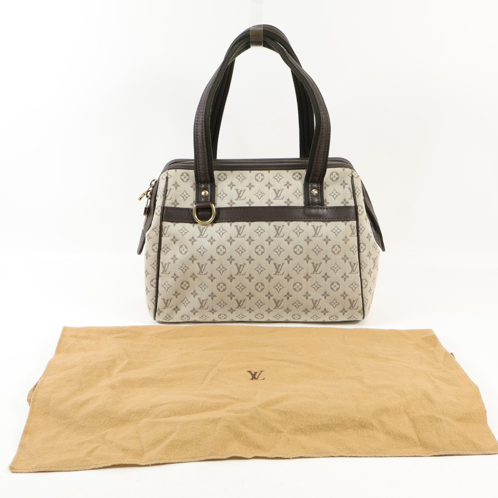LOUIS VUITTON Monogram Mini Josephine PM金扣手挽袋