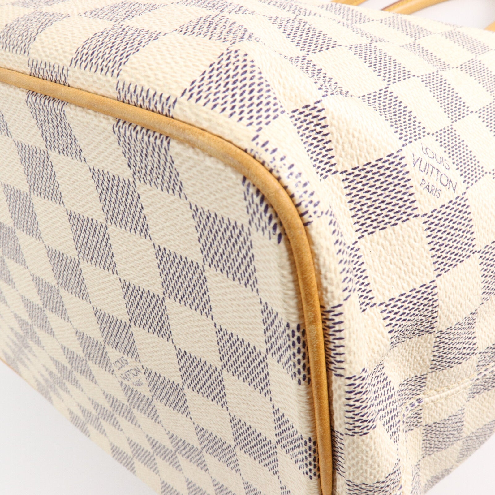 LOUIS VUITTON Damier Azur Saleya MM肩背袋/手挽袋