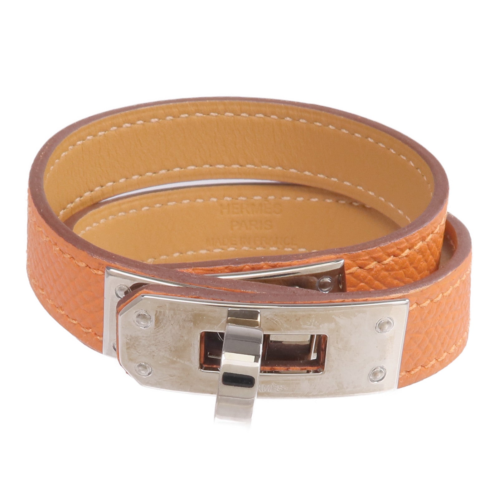 HERMES Epsom皮革Kelly Double Tour手帶