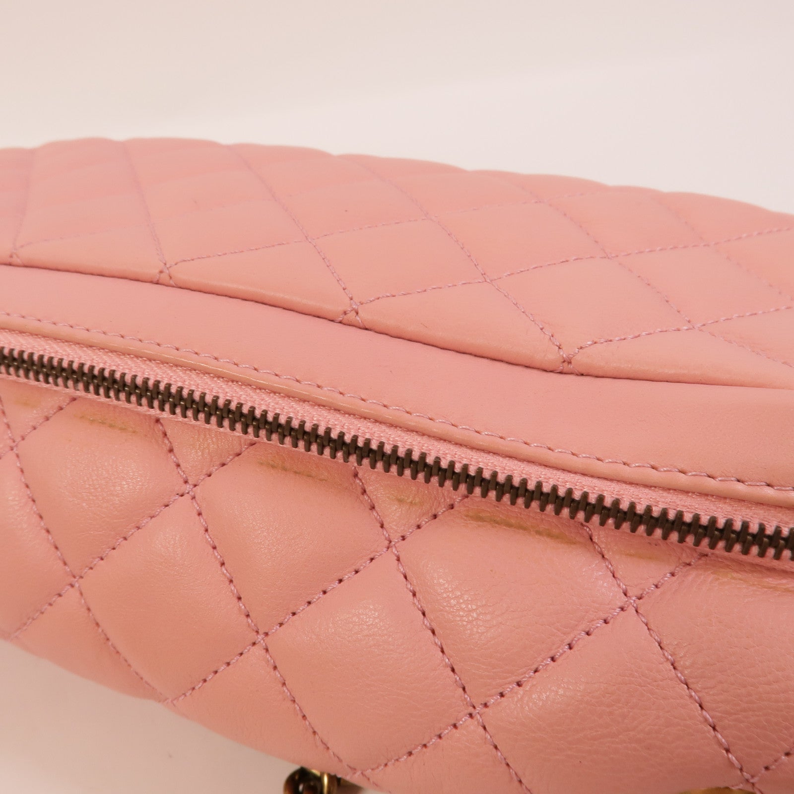 CHANEL 牛皮皮革Chain Shoulder Bag鏈帶手挽肩背兩用袋