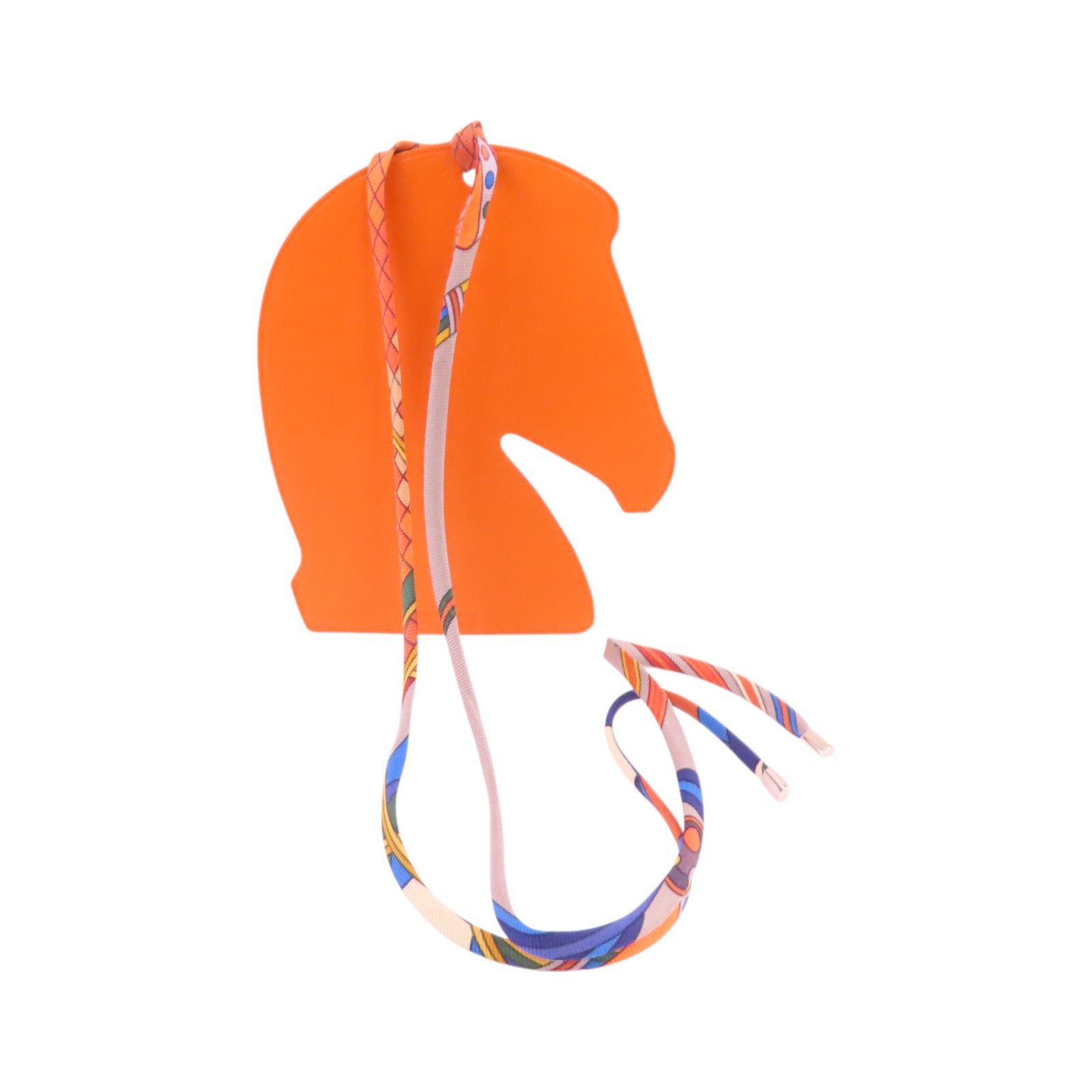 HERMES Chevre皮革Samarcande Horse Charm掛飾