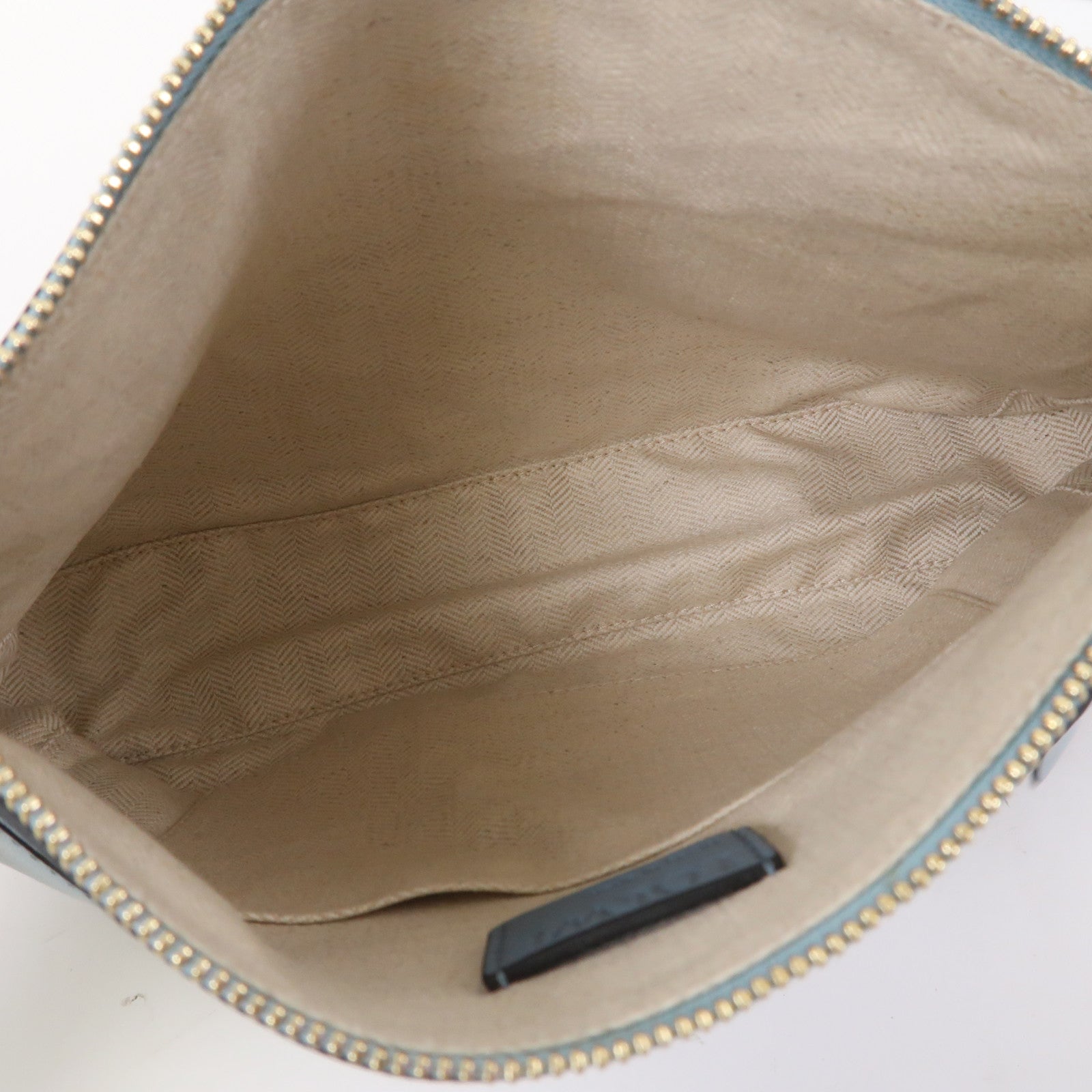LOEWE 牛皮皮革Puzzle Pochette Bag金扣肩背袋藍色