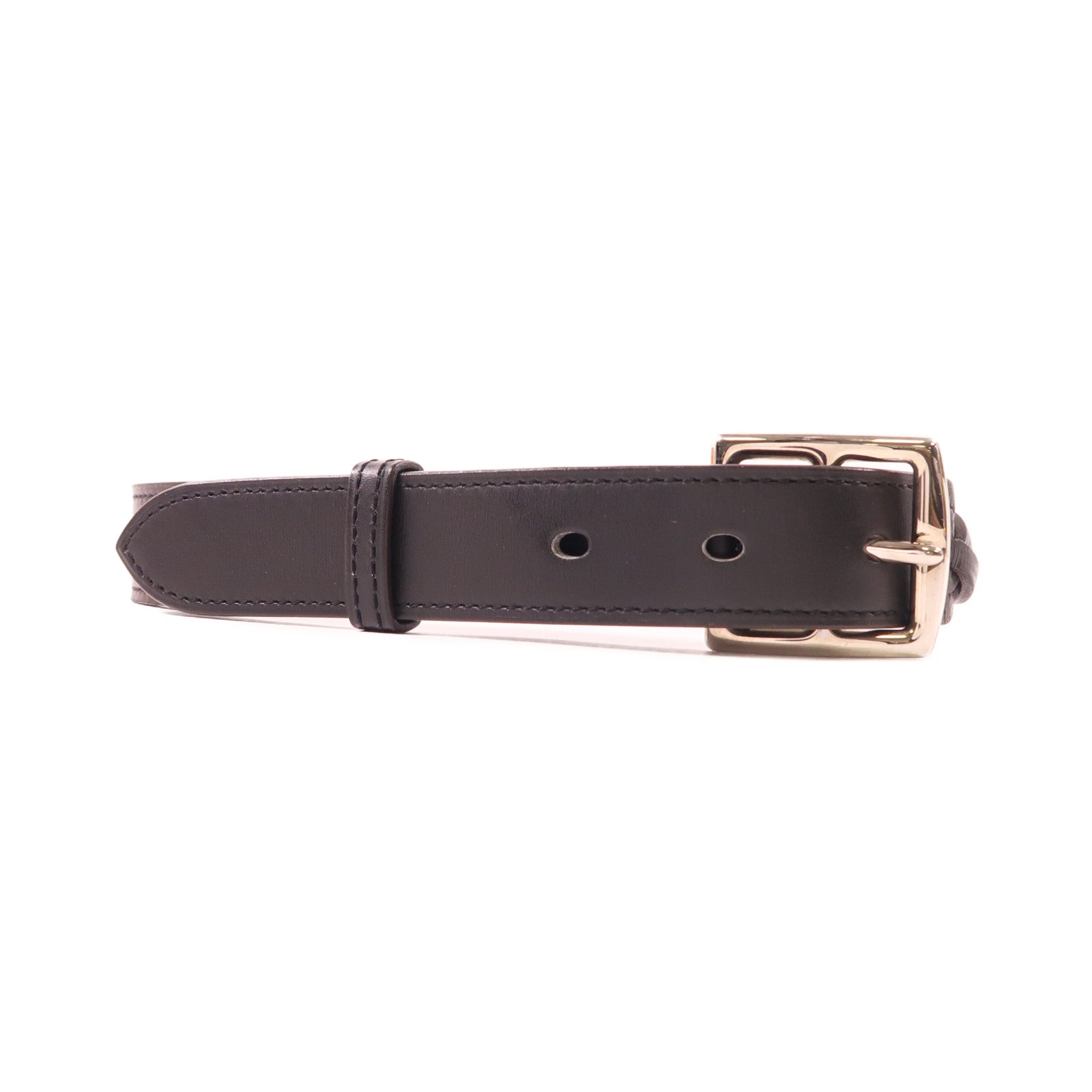 HERMES 【激減優惠】Swift皮革Belt 80銀扣皮帶