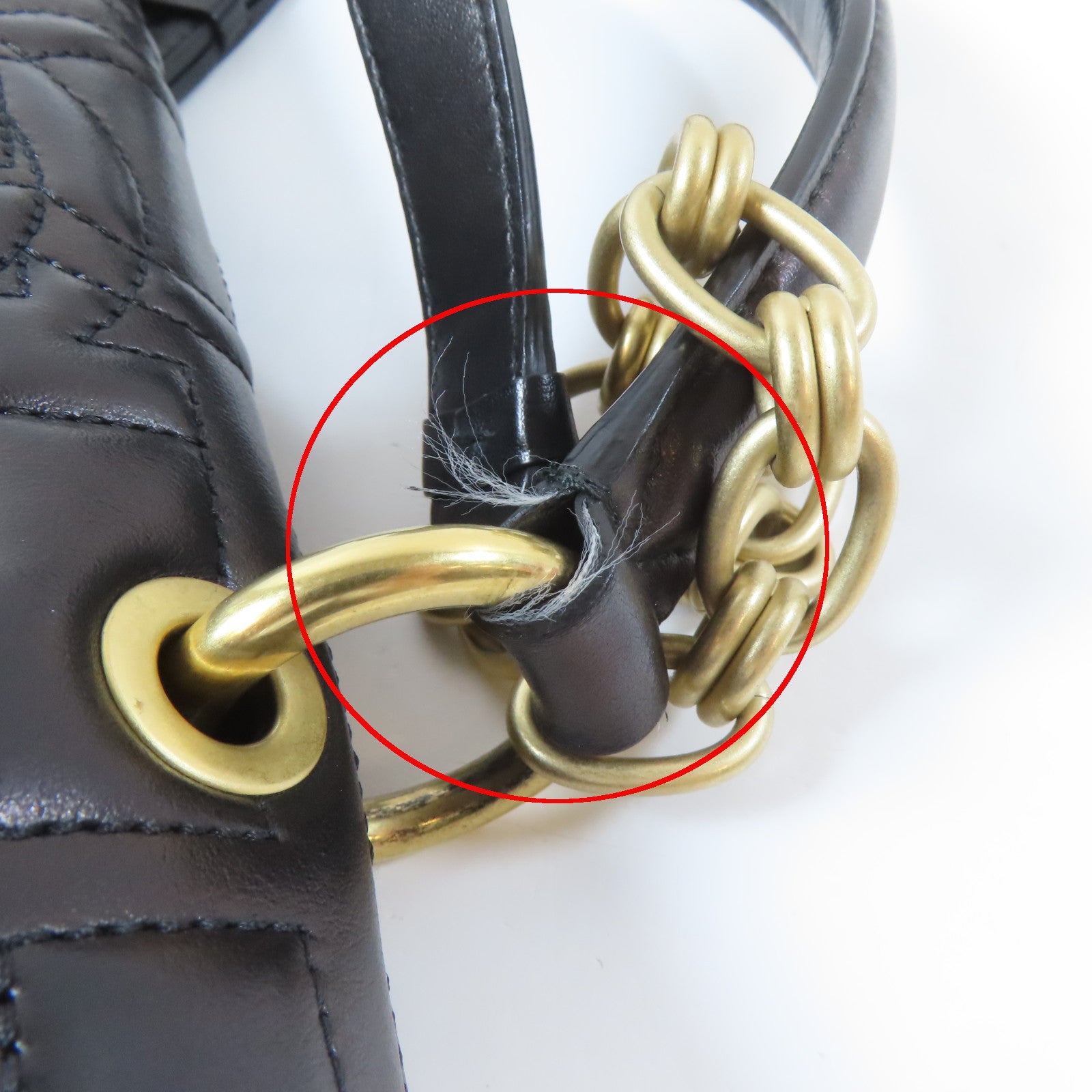 Salvatore Ferragamo 牛皮皮革2 Way Chain Shoulder Bag金扣鏈帶手挽肩背兩用袋黑色
