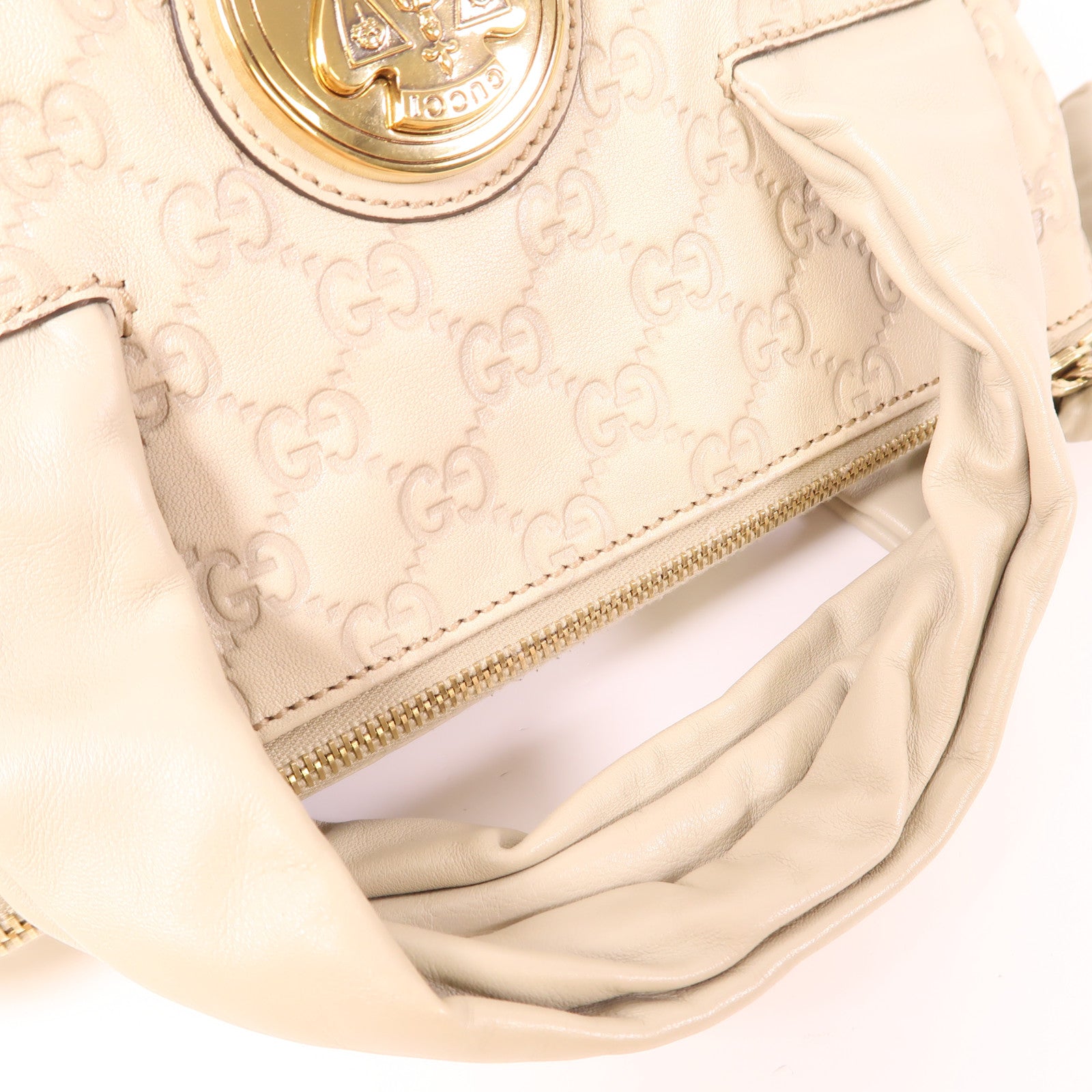GUCCI 牛皮皮革Hand Bag金扣手挽袋