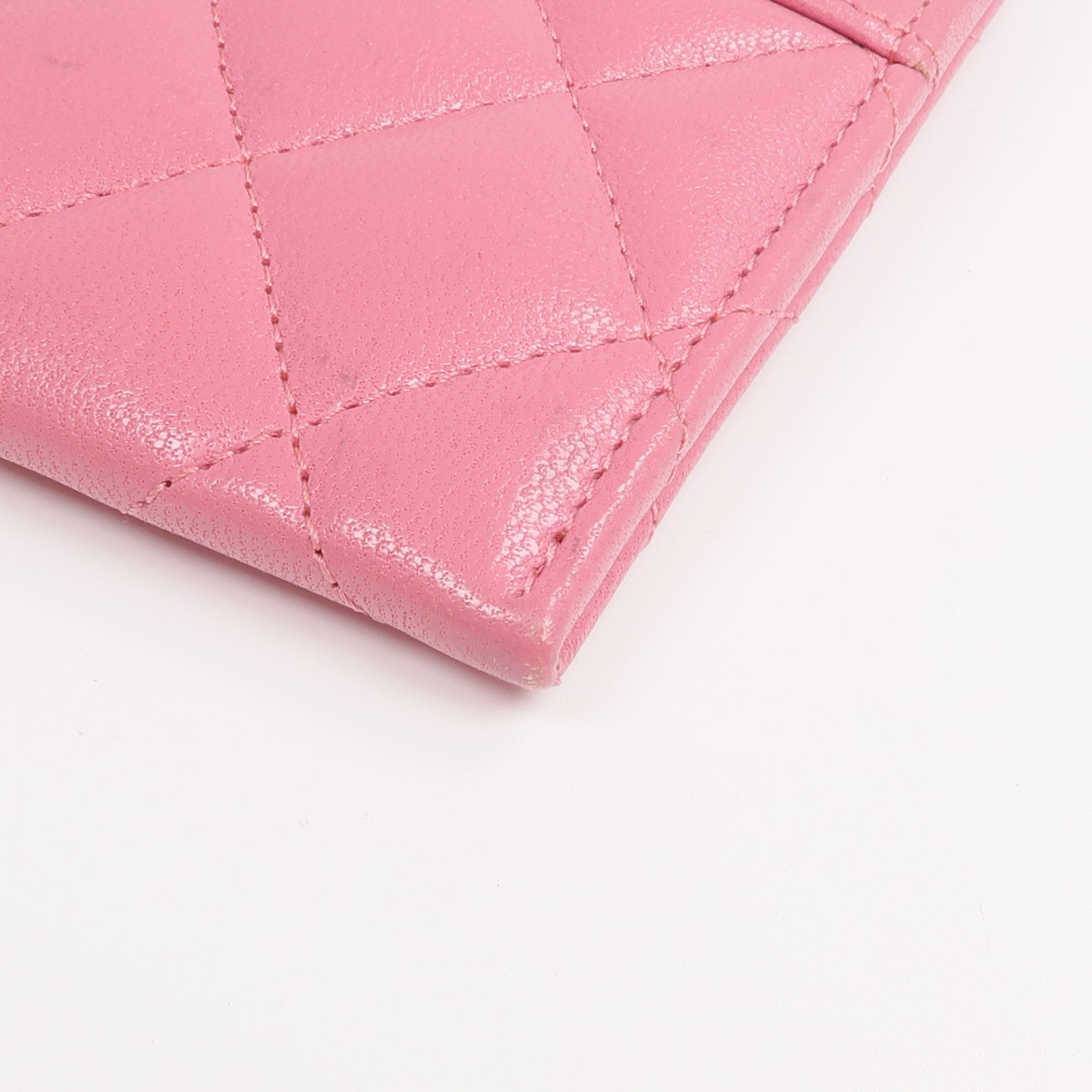 CHANEL 牛皮皮革Long Wallet金扣長錢包