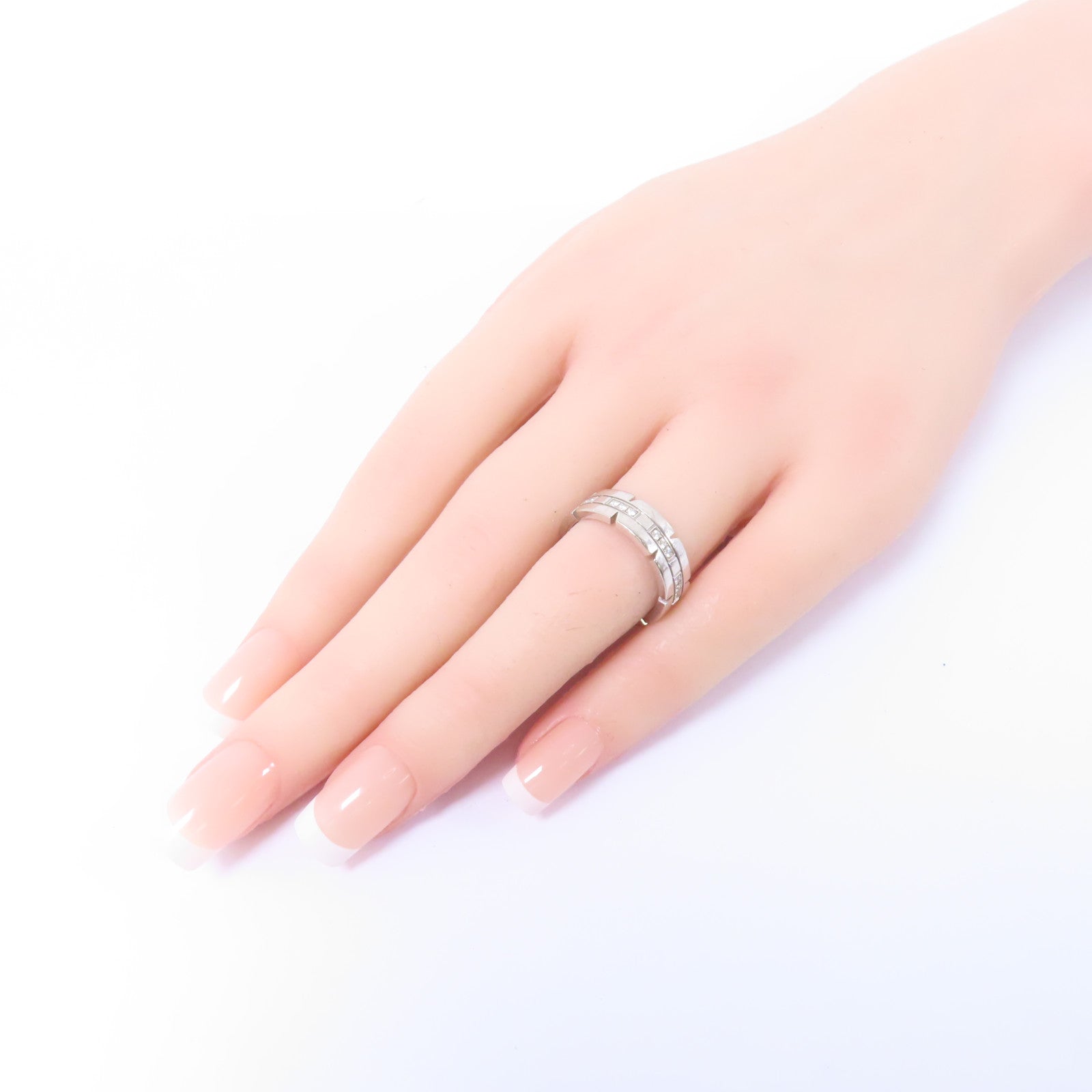 CARTIER 18K白金Diamond Ring鑽石戒指Cartier#53/US#6.25