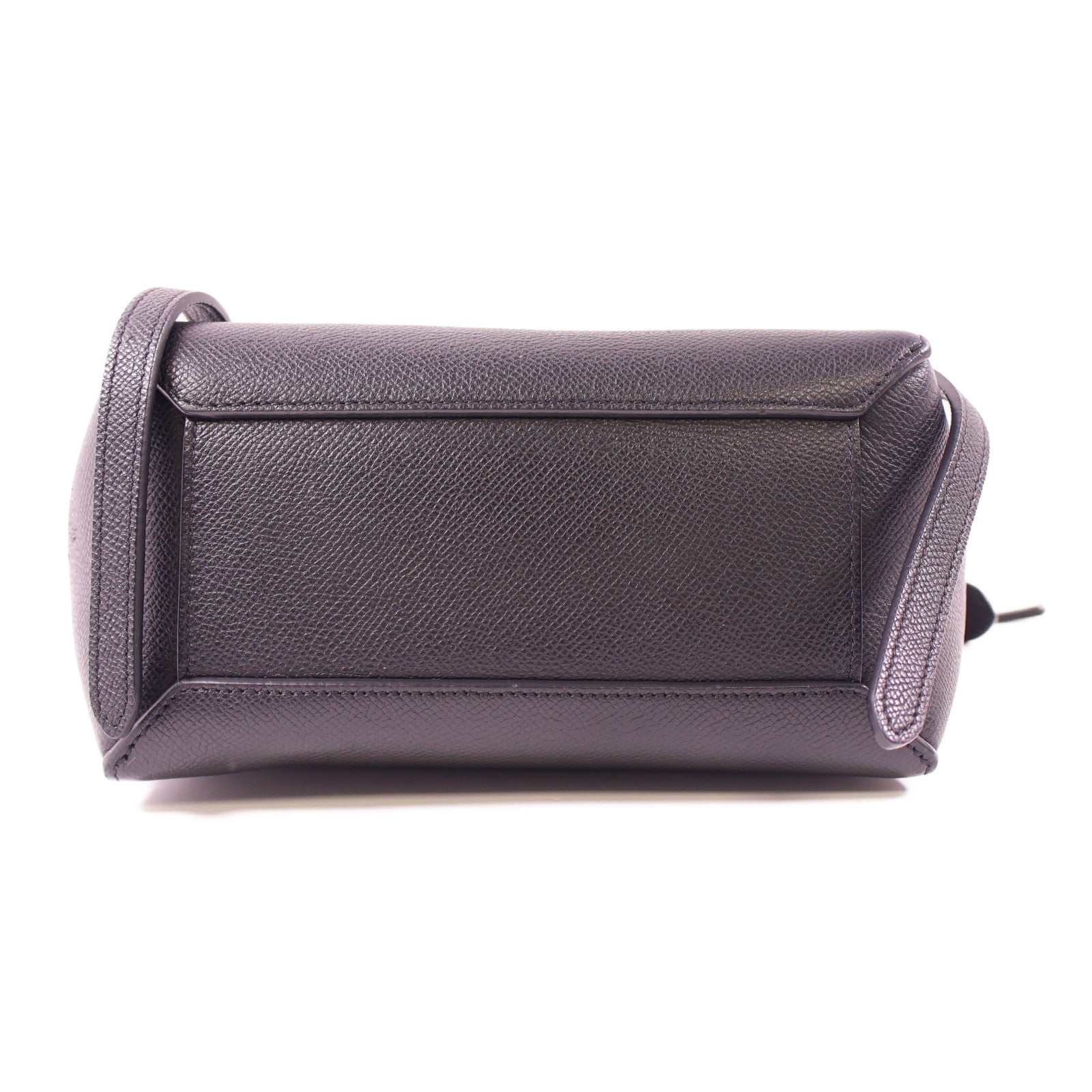CELINE 牛皮皮革Belt Bag金扣手挽肩背兩用袋黑色