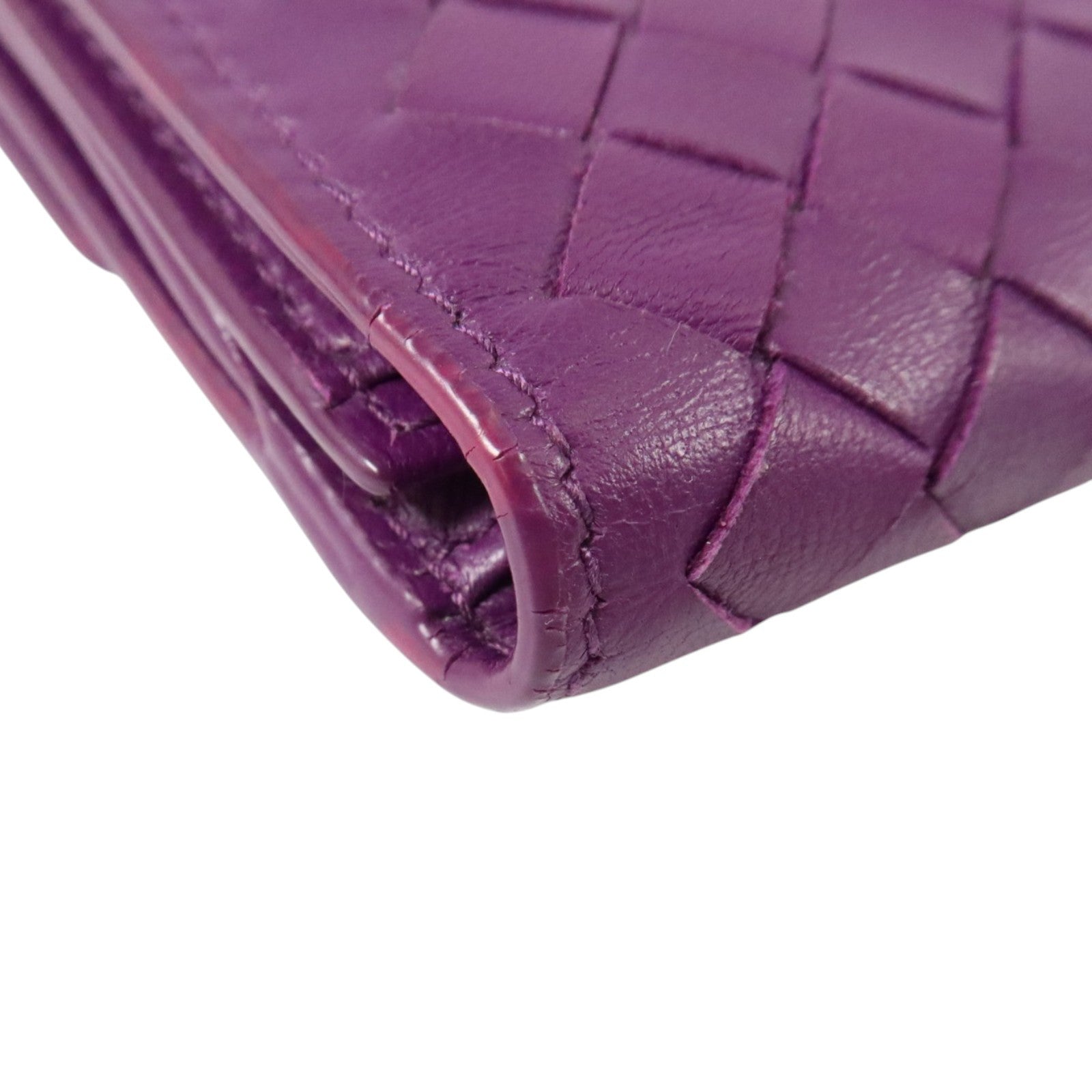 BOTTEGA VENETA 織紋皮革Long Wallet長錢包