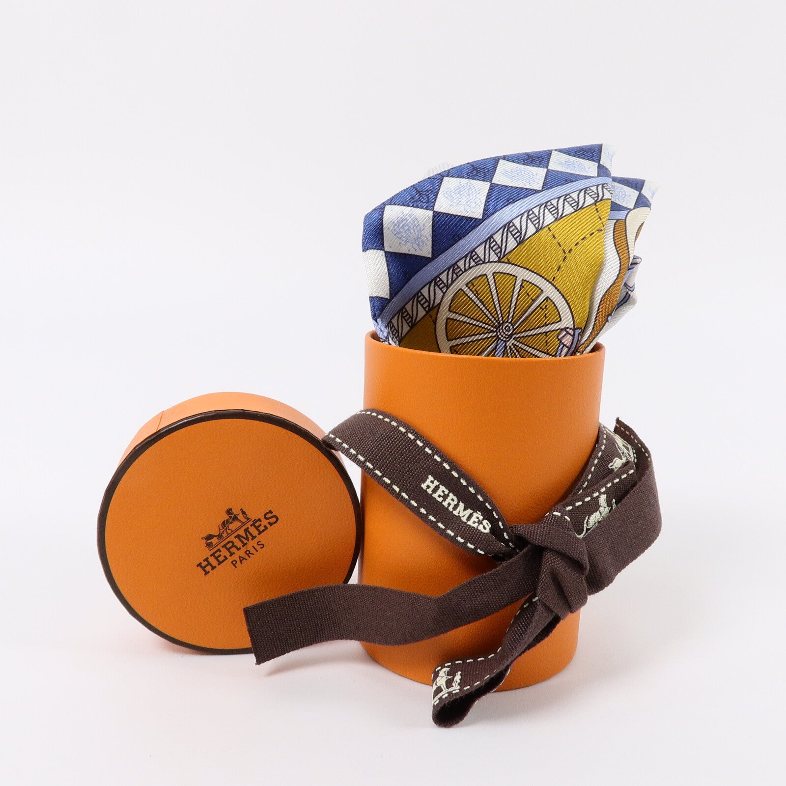 HERMES 絲質Twilly絲巾